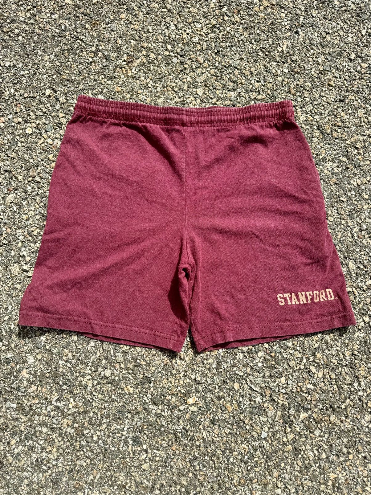 Vintage Vintage 90’s Stanford University College Shorts Size US 29 - 2 Thumbnail