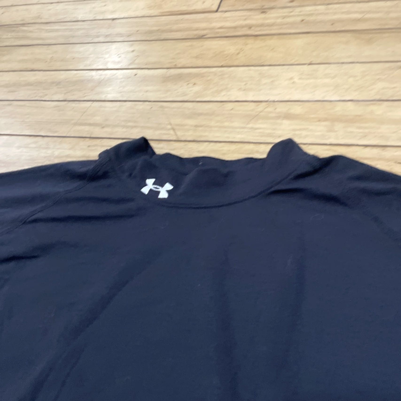 Under Armour VINTAGE Under Armour Thermal Shirt Men L Mock Neck Embroidered Logo Black Shirt Size US L / EU 52-54 / 3 - 3 Thumbnail