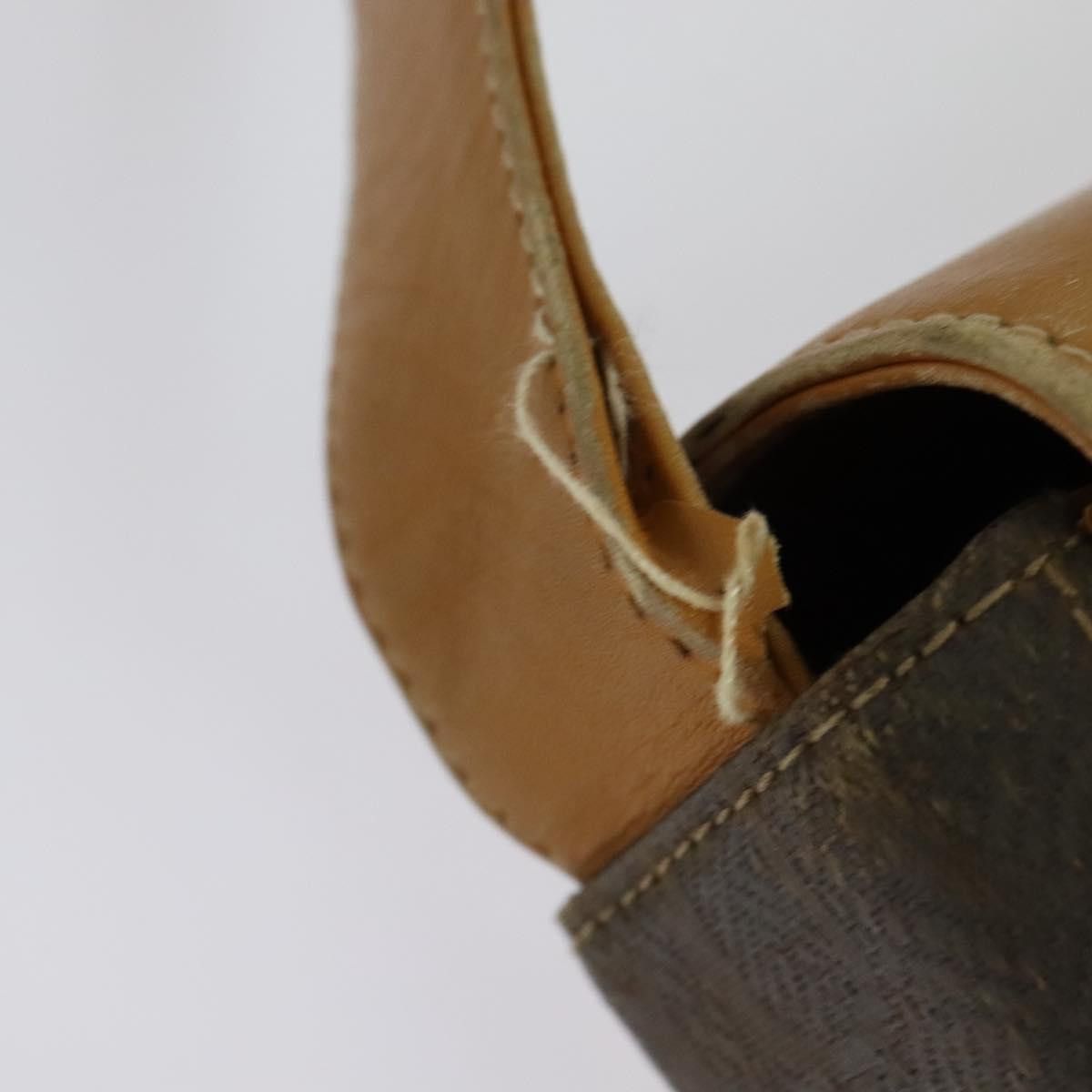 Gucci GUCCI Shoulder Bag Canvas Leather Brown Gold Size ONE SIZE - 14 Thumbnail