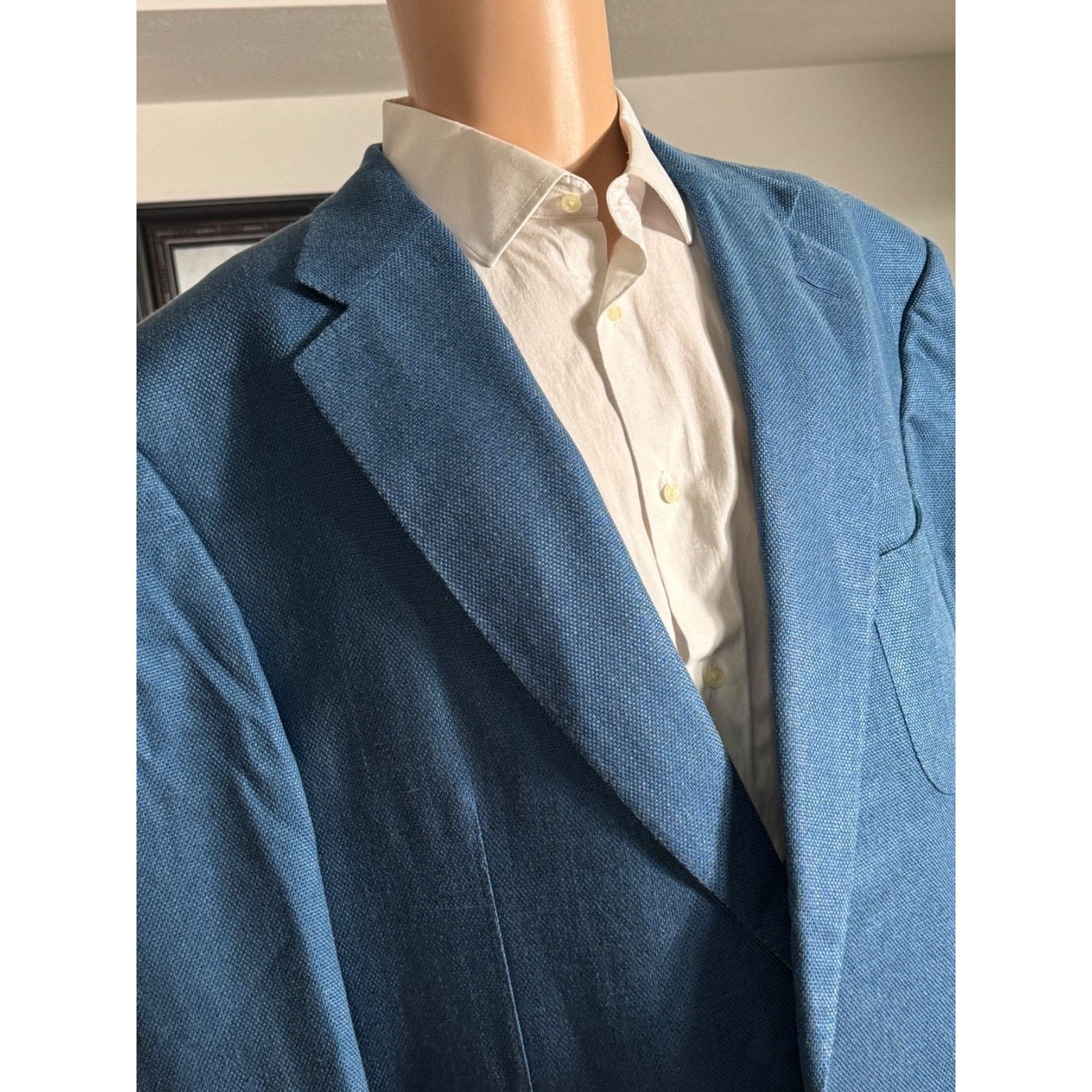 Tom Ford Tom Ford Turquoise Aqua Blue Silk Sport Jacket 64 54R XXXL Size 54R - 6 Thumbnail