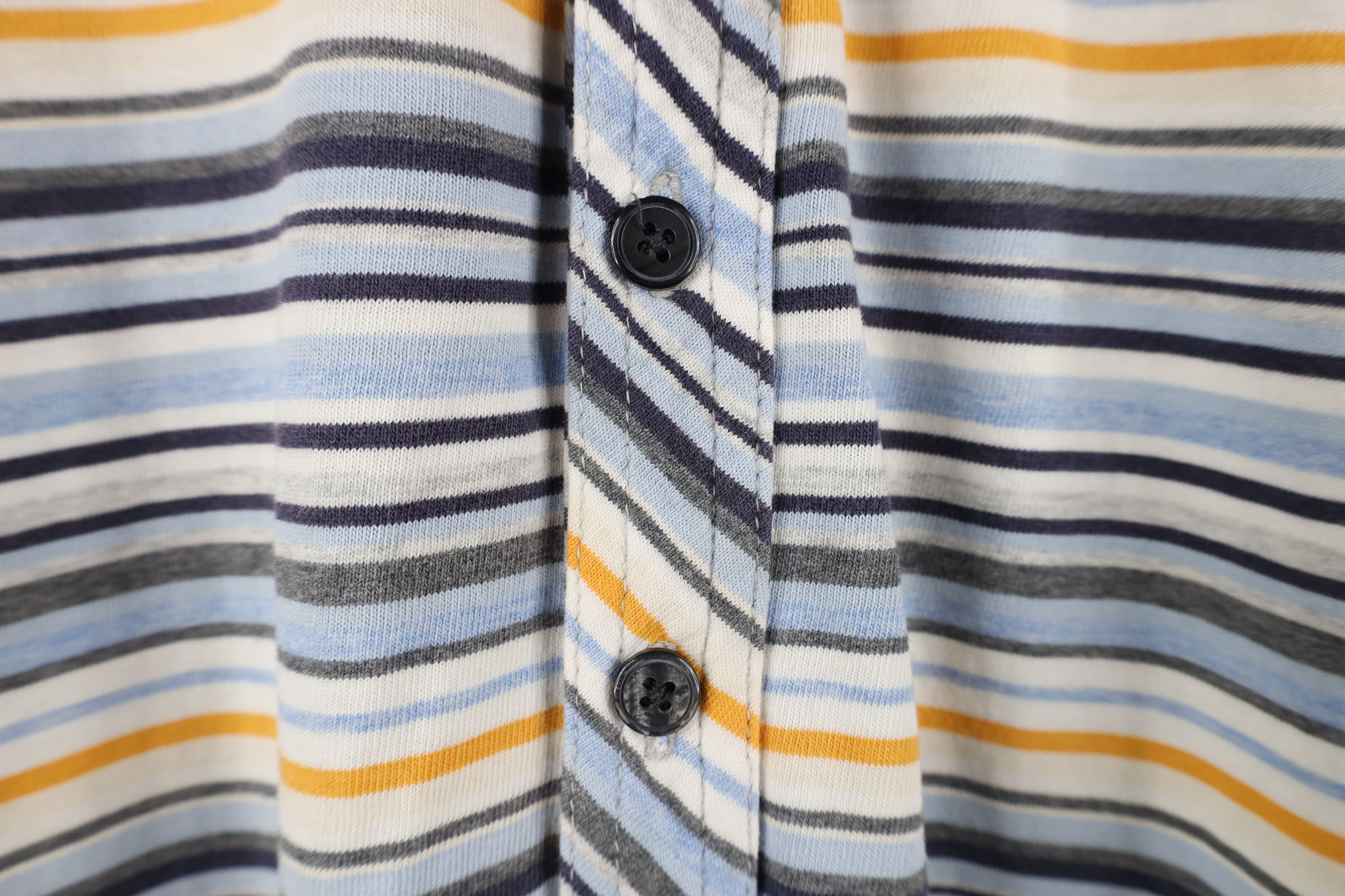 Express × Vintage Vintage Express Rainbow Striped Knit Collared Polo Shirt Size US XL / EU 56 / 4 - 4 Thumbnail