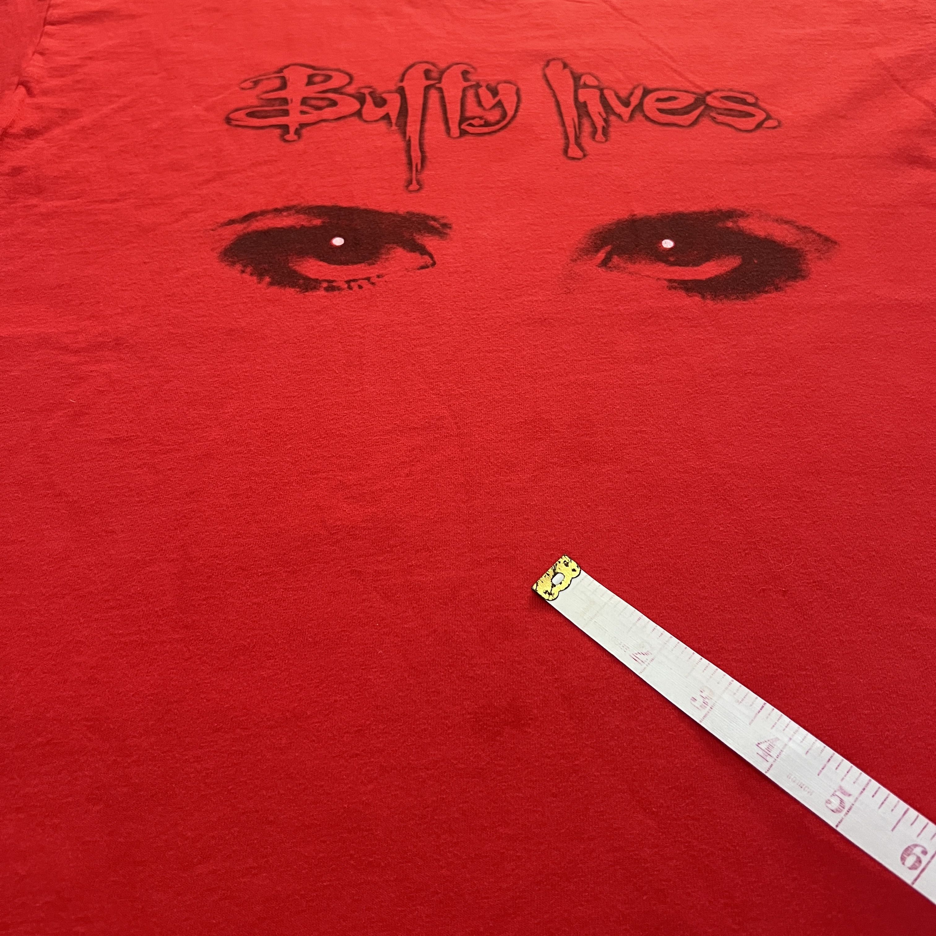 Expert Horror Vintage Y2K Buffy Vampire Slayer Buffy Lives Movie Tee 2XL Size US XXL / EU 58 / 5 - 4 Thumbnail