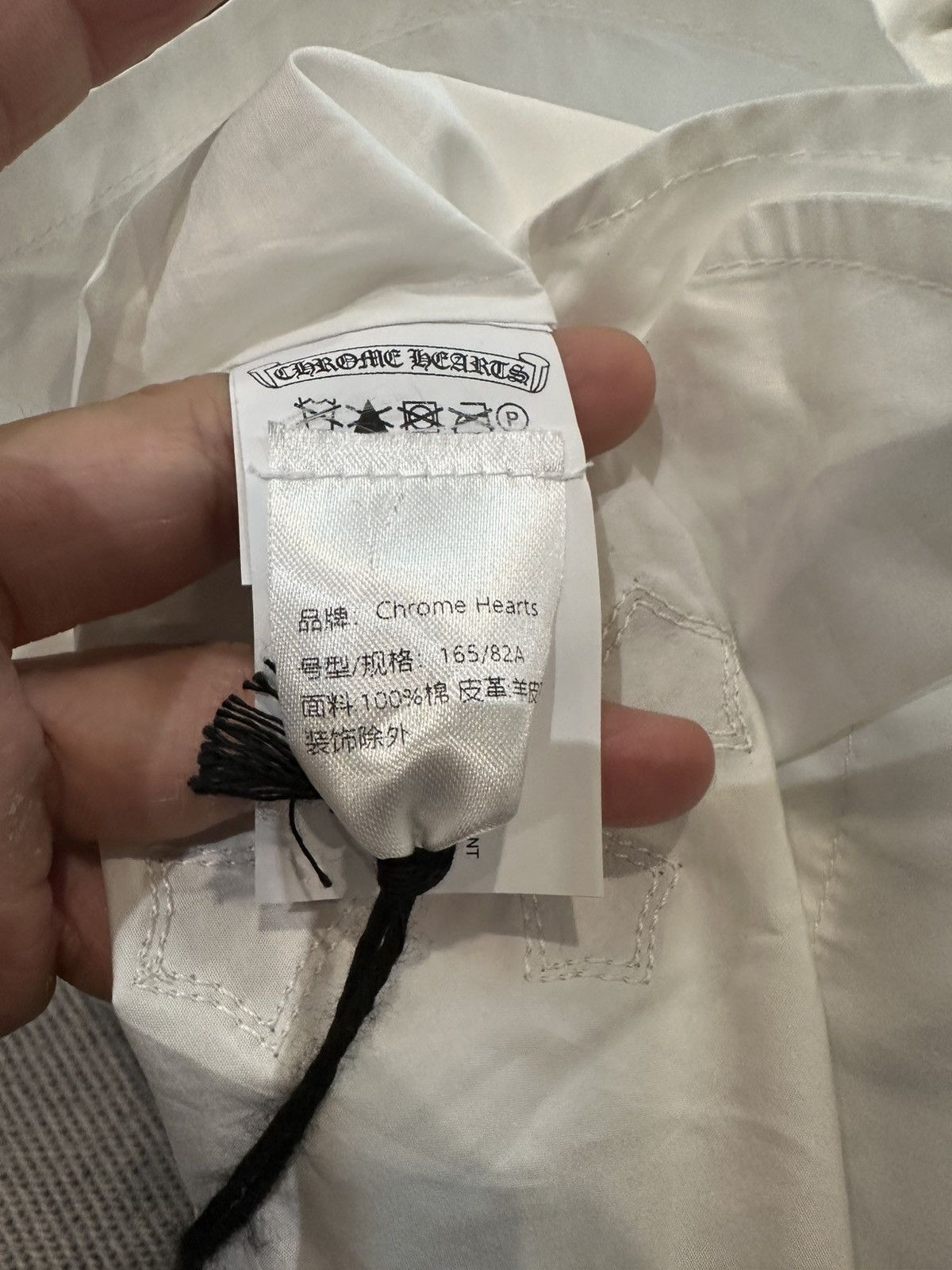 Chrome Hearts 23 cross patches shirt rhodium button shirt Size US L / EU 52-54 / 3 - 9 Thumbnail