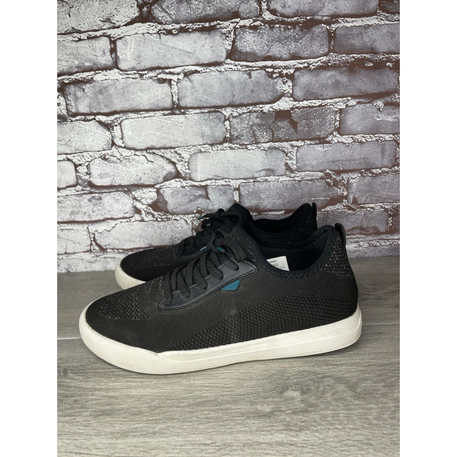 Vessi Vessi Weekend Sneaker Concrete Asphalt Black Fabric Shoes Me Size US 12 / EU 45 - 12 Thumbnail