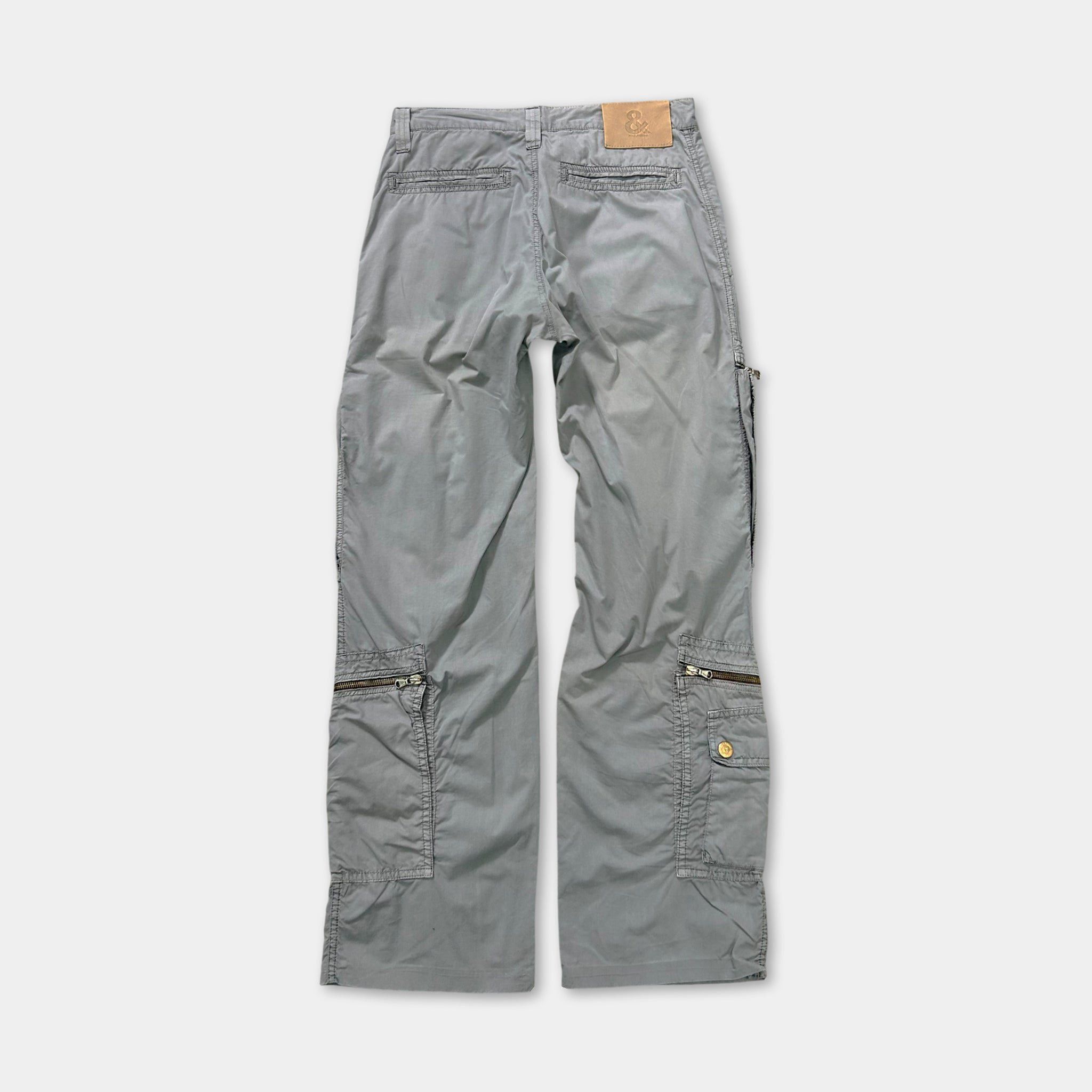 Dolce & Gabbana Dolce & Gabbana 2000's Grey Multipocket Cargo Pants Size US 29 - 6 Thumbnail