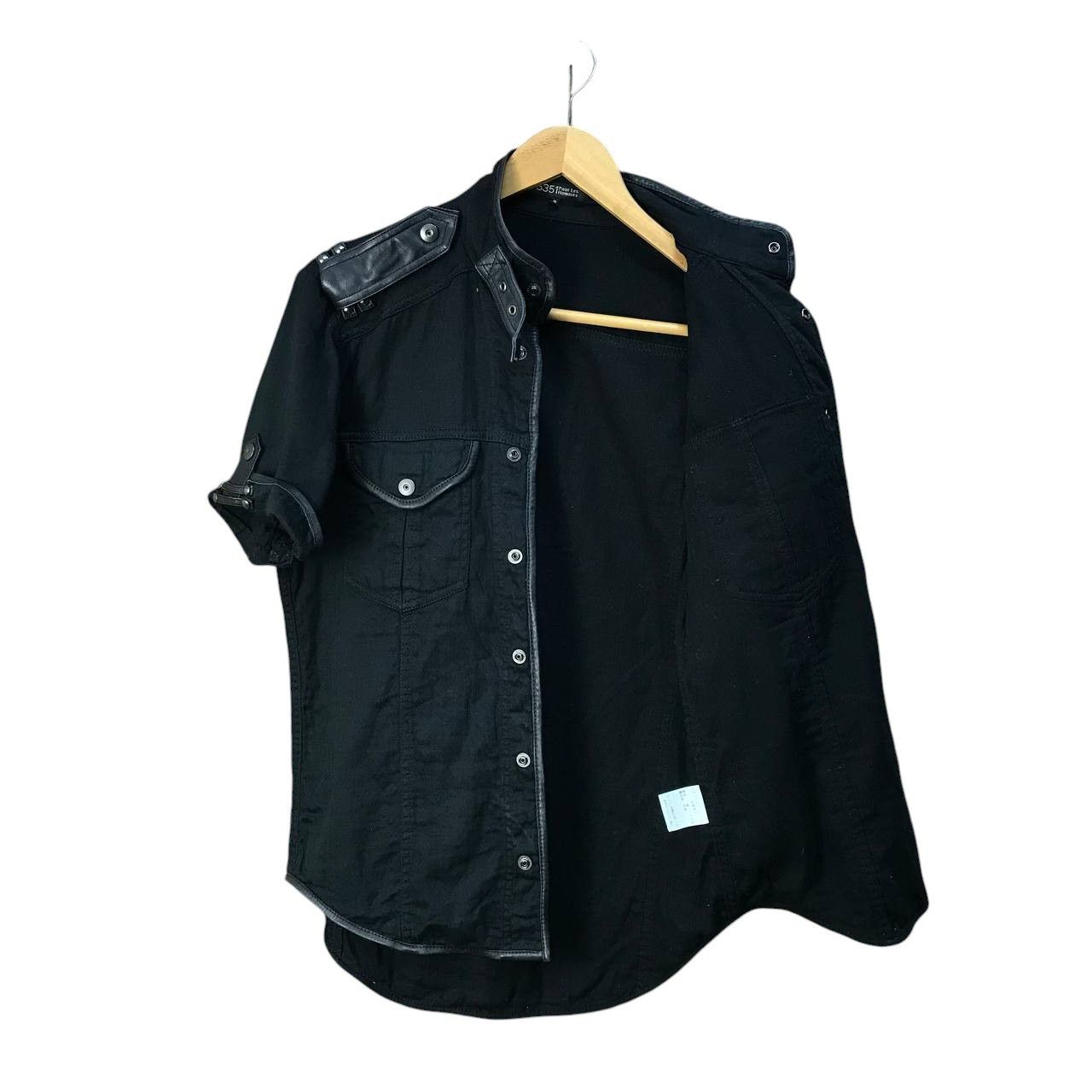 5351 POUR LES HOMMES 5351 Pour Les Hommes Pilot Bondage LGB Shirt Leather Trim Size US M / EU 48-50 / 2 - 3 Thumbnail