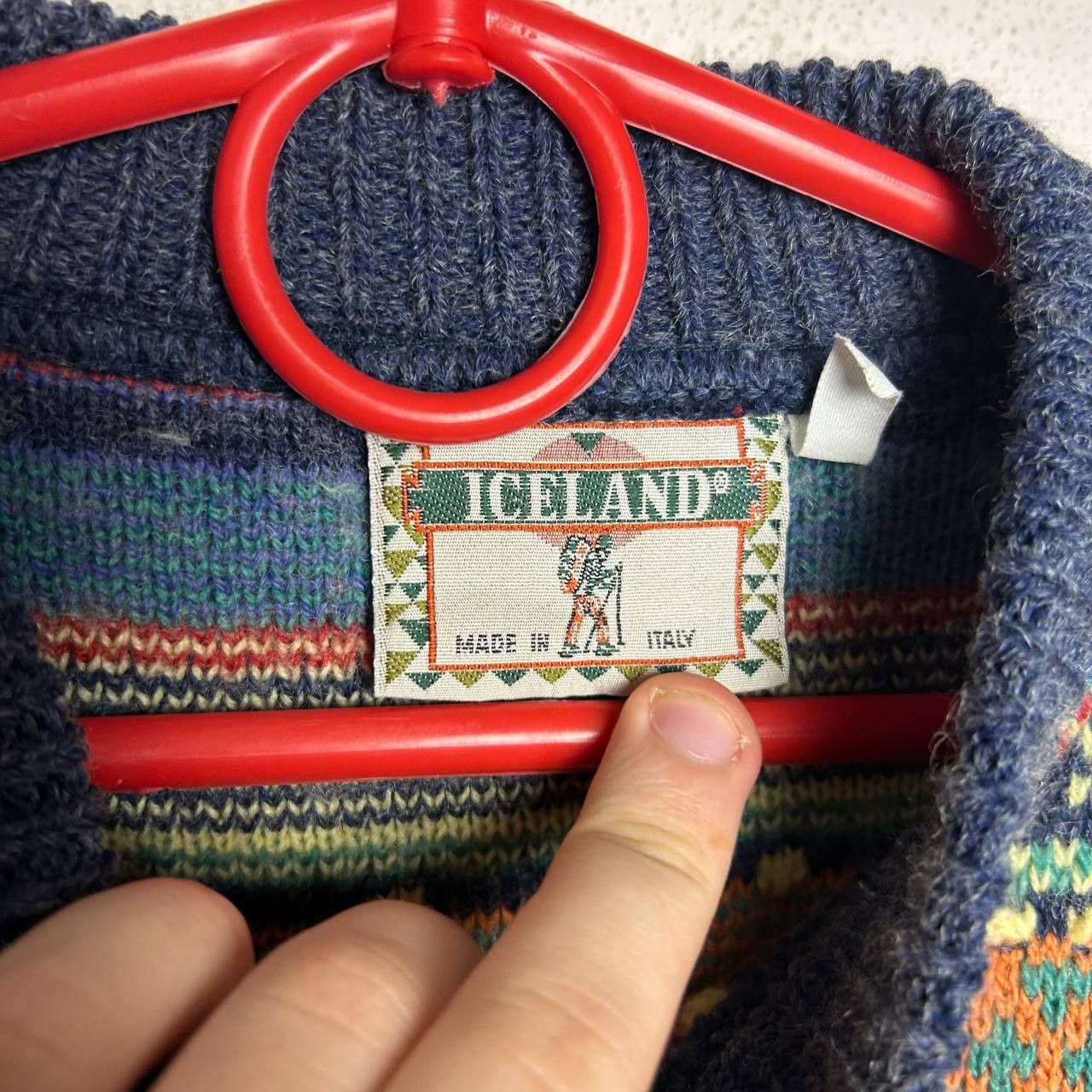 Vintage Vintage Ireland Made In Italy 90s Coogi style rare sweater Size US L / EU 52-54 / 3 - 6 Thumbnail
