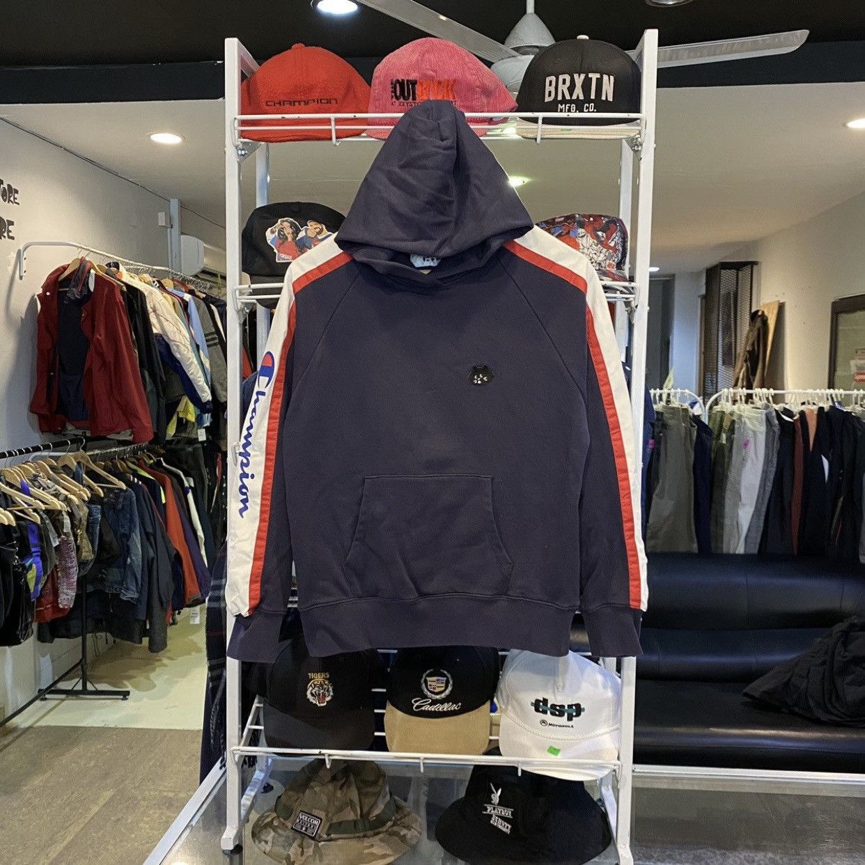 Champion × Issey Miyake × Ne-Net Issey Miyake Ne-net Champion Pullover Hoodies Size US M / EU 48-50 / 2 - 1 Thumbnail