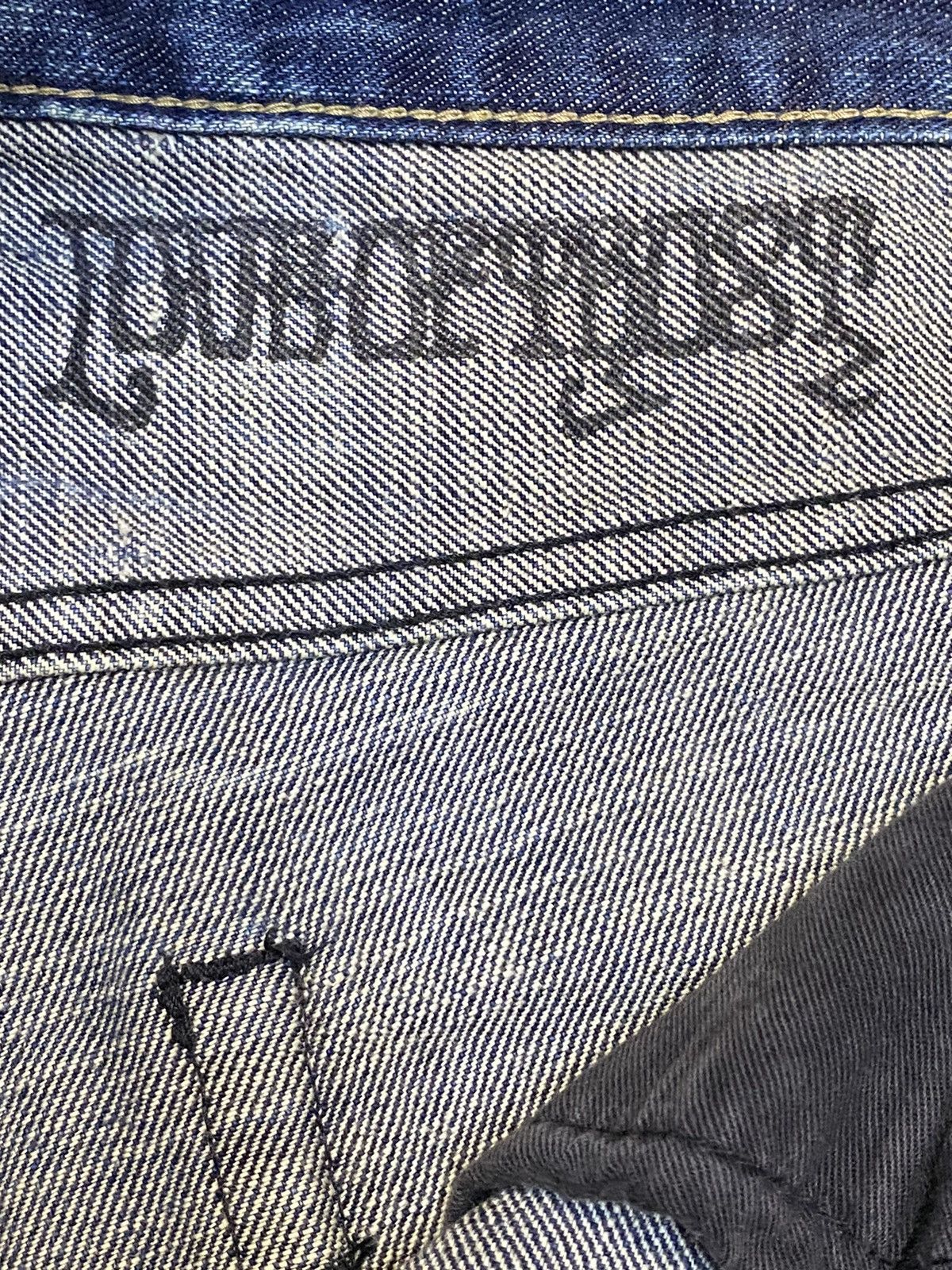 Japanese Brand D158 Roar Japan Hanamaka CROSSGUN Little Bootcut Jeans Size US 34 / EU 50 - 15 Thumbnail