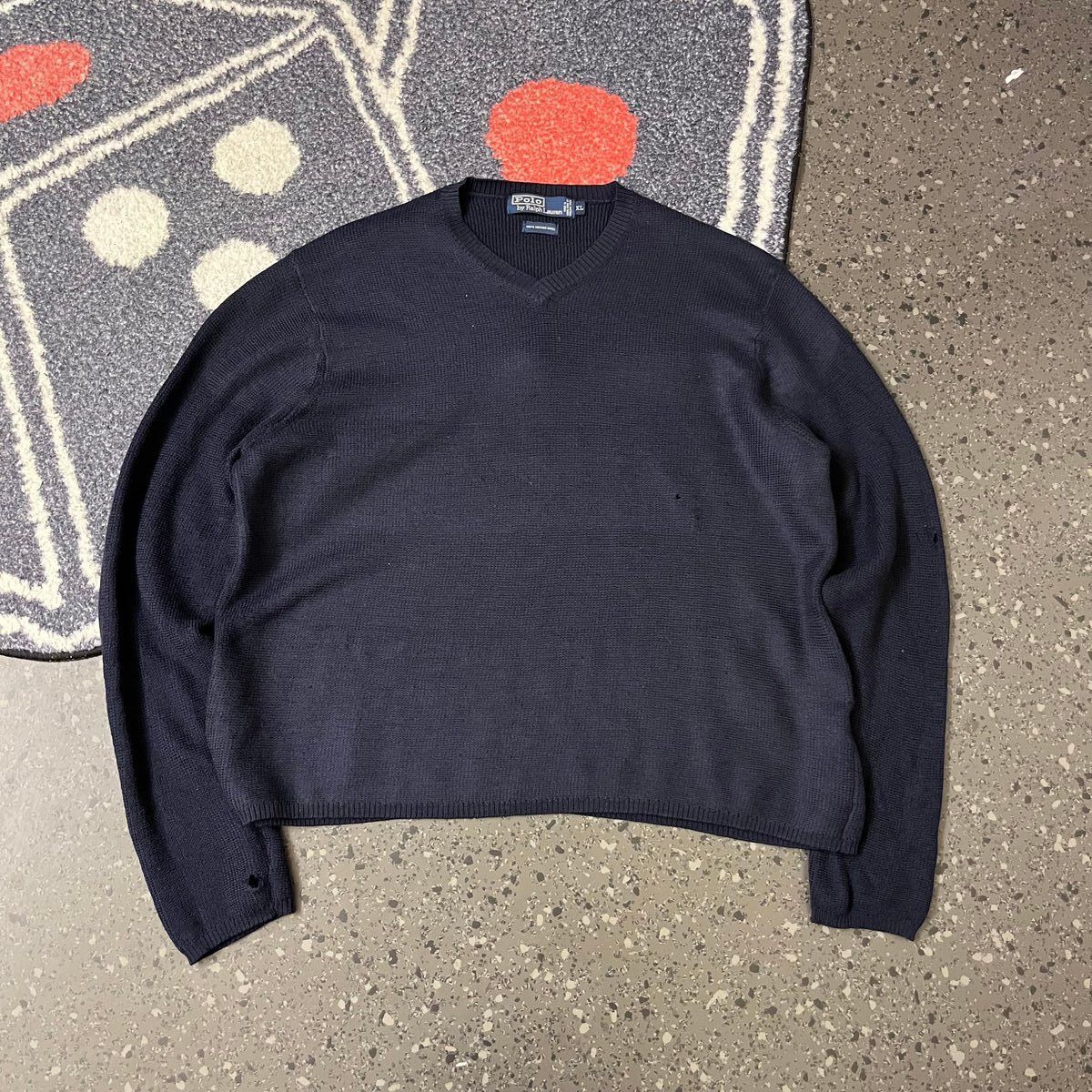 Polo Ralph Lauren POLO Ralph Lauren navy blue Crewneck Sweater Size US M / EU 48-50 / 2 - 1 Thumbnail