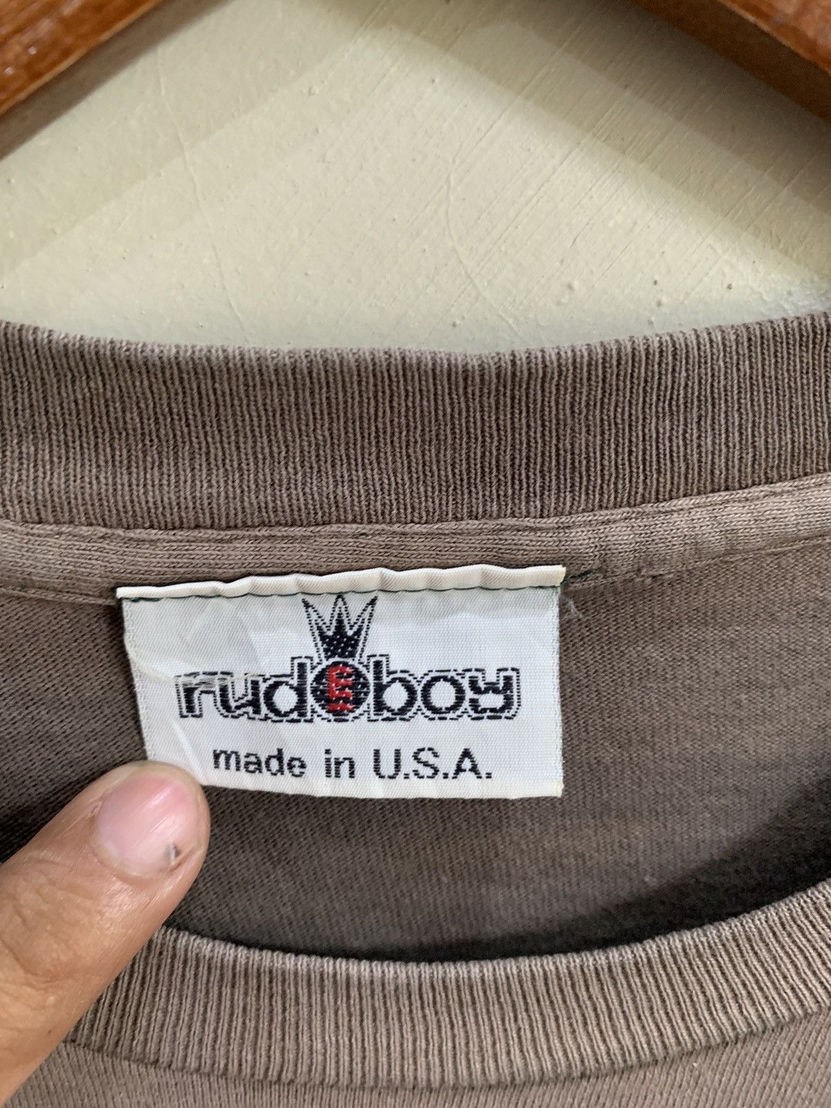 Vintage Vintage Sunfaded RudeBoy T shirt Size US L / EU 52-54 / 3 - 6 Thumbnail
