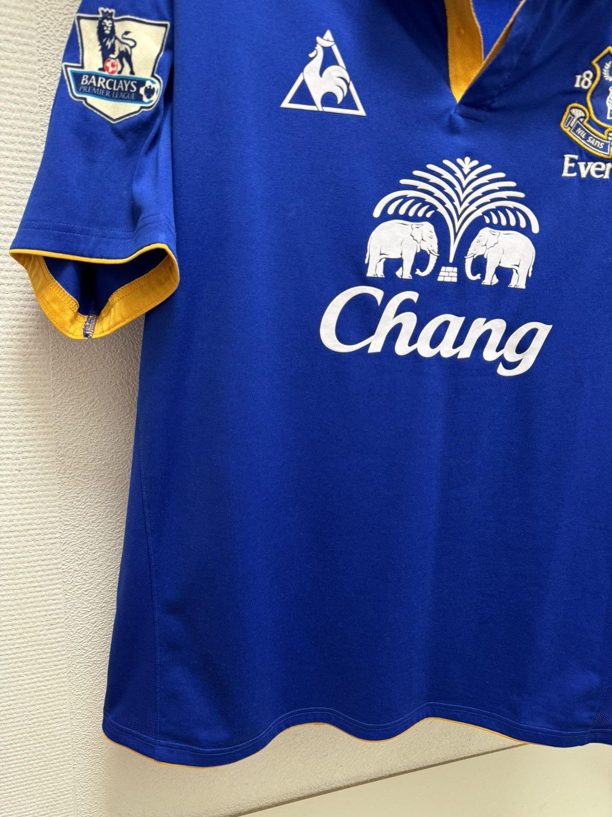 Le Coq Sportif Le Coq Sportif Everton vintage soccer jersey Xl Size US XL / EU 56 / 4 - 4 Thumbnail
