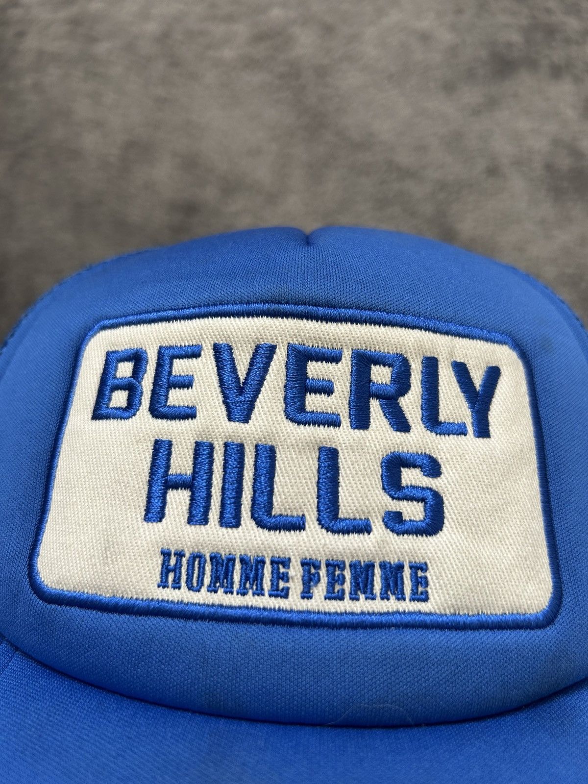 Homme + Femme La Homme Femme Beverley Hills Trucker Hat Blue Size ONE SIZE - 2 Thumbnail