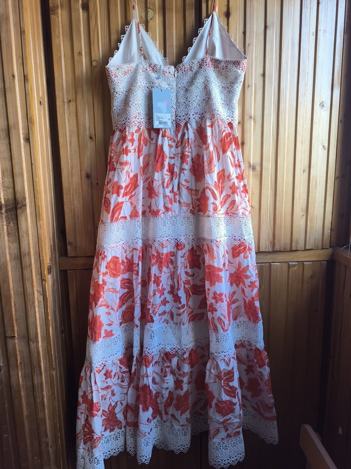 Antonio Meccariello Nwt Antonio Melani Summer Cotton Boho Sundress Sz 8 Msrp 189 Size L / US 10 / IT 46 - 7 Thumbnail
