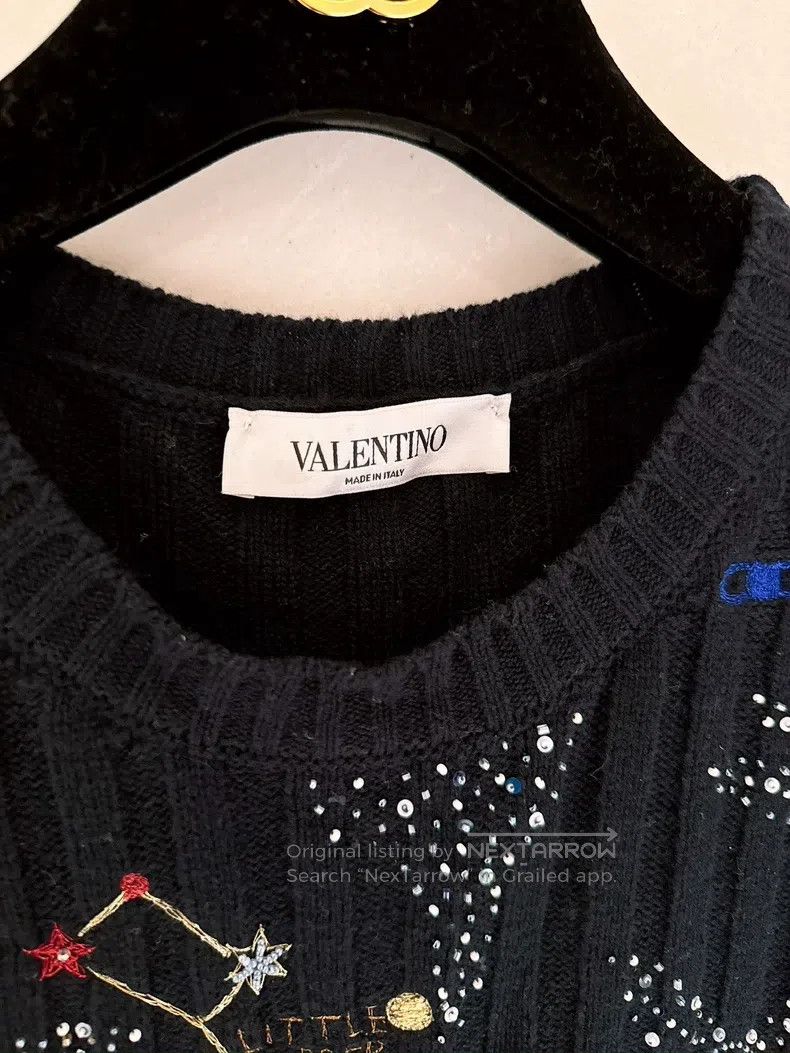 Valentino Valentino Starry sky embroidered beaded sweater Size S / US 4 / IT 40 - 8 Thumbnail