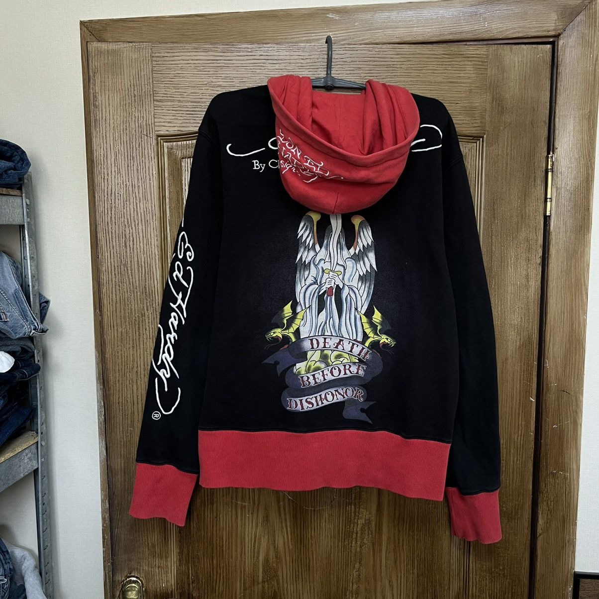 Ed Hardy Vintage Y2K Ed Hardy Zip Hoodie Size US M / EU 48-50 / 2 - 1 Thumbnail