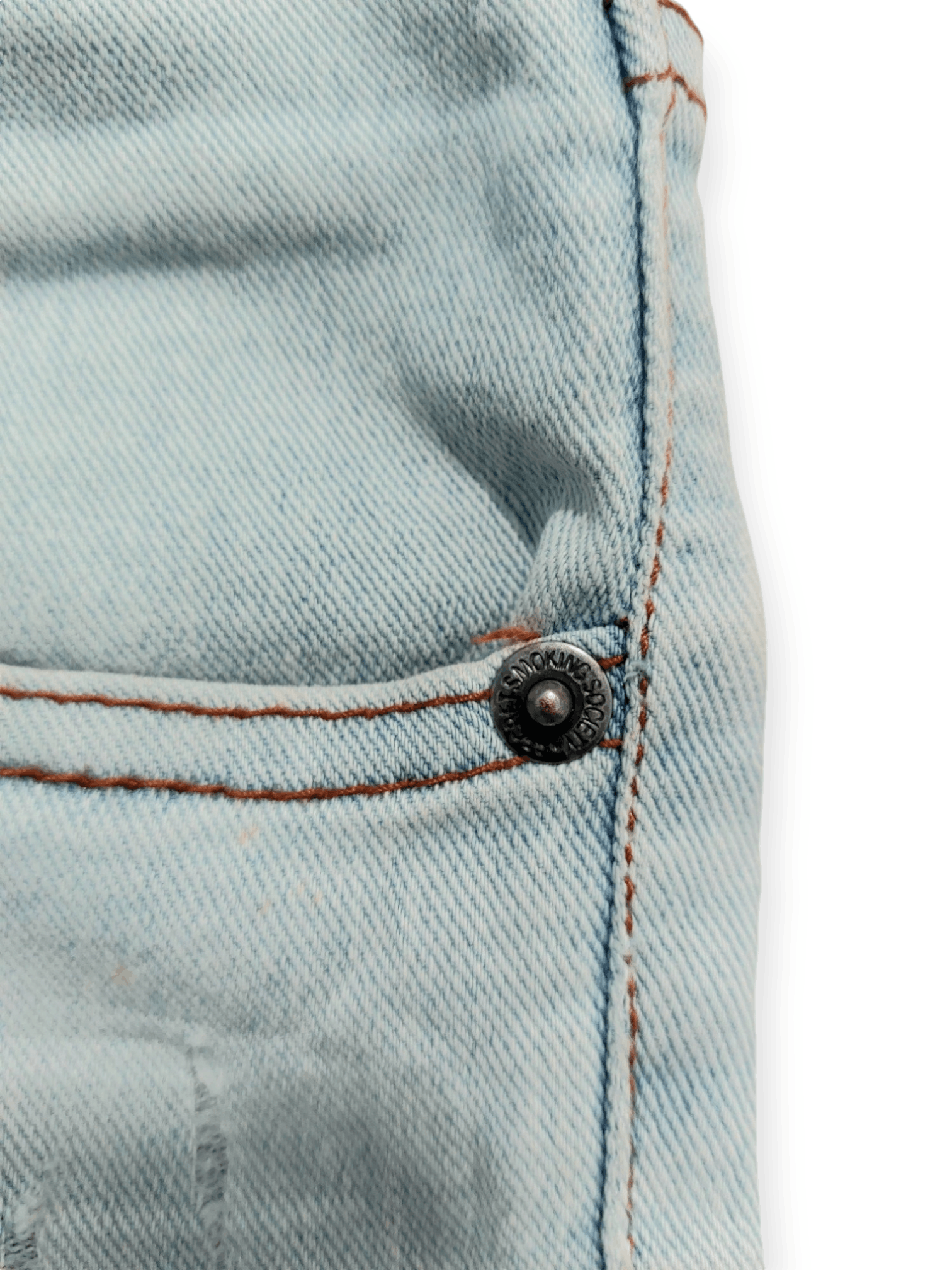 Cheap Monday Tartan Stitch Patchwork Thin Jeans