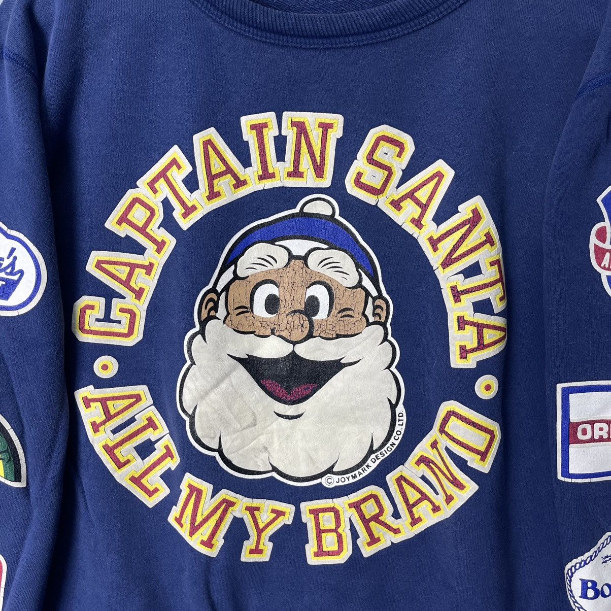 Japanese Brand Captain Santa “All My Brand” Patchwork Crewneck Sweatshirt Size US M / EU 48-50 / 2 - 3 Thumbnail