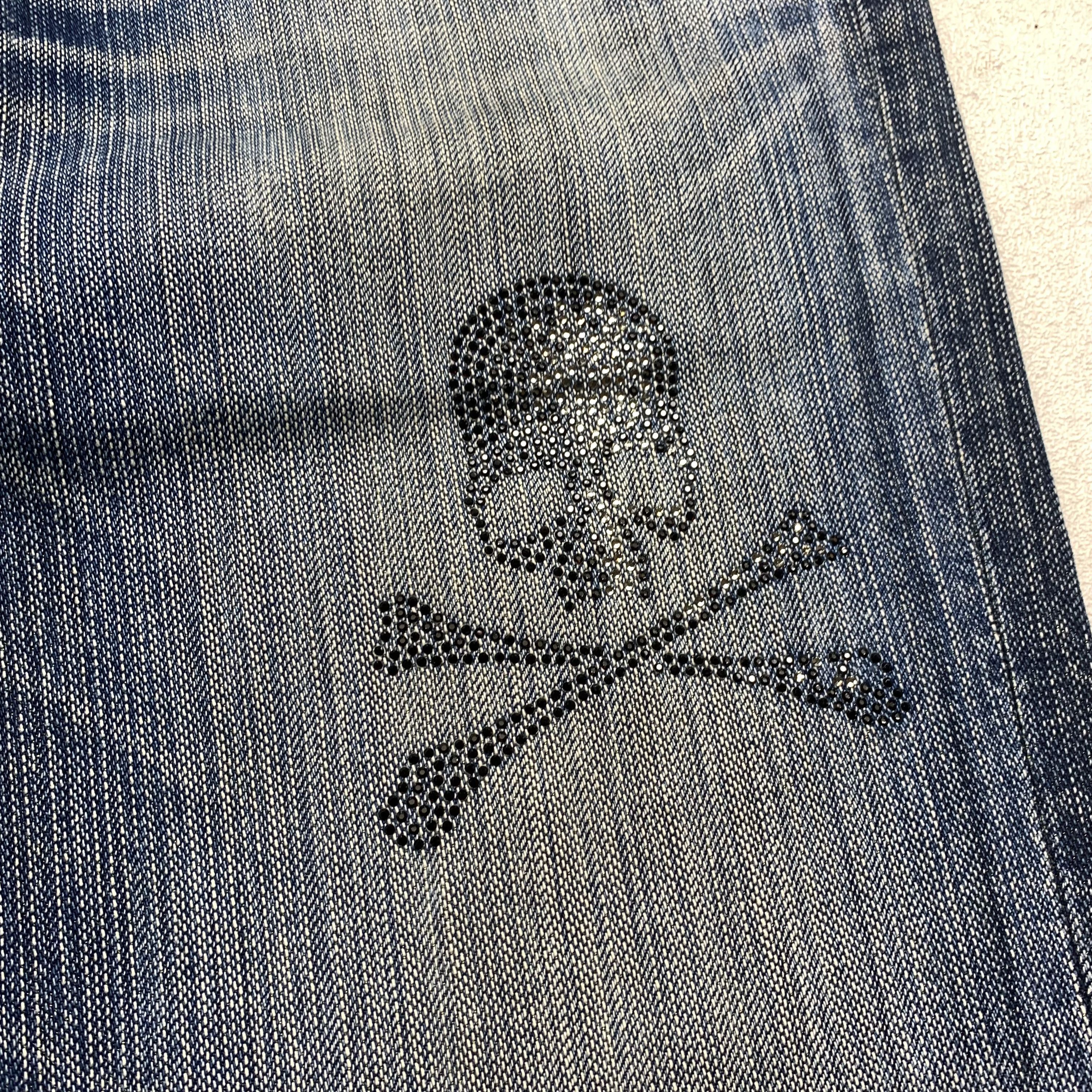 Roen Roen x Bobson Skull Studded Jeans Denim Size US 32 / EU 48 - 5 Thumbnail