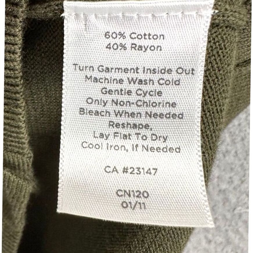 Talbots Talbots Cardigan Sweater Women Large Petite Green Sequin Short Sleeve Button Up Size L / US 10 / IT 46 - 4 Thumbnail