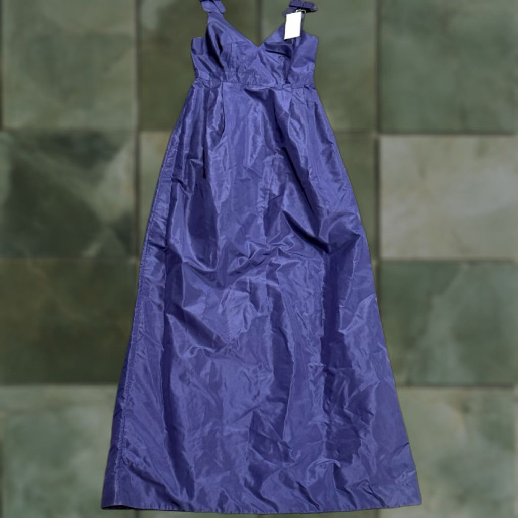 infinity dress blue Libby Pleated Halter Mini Dress