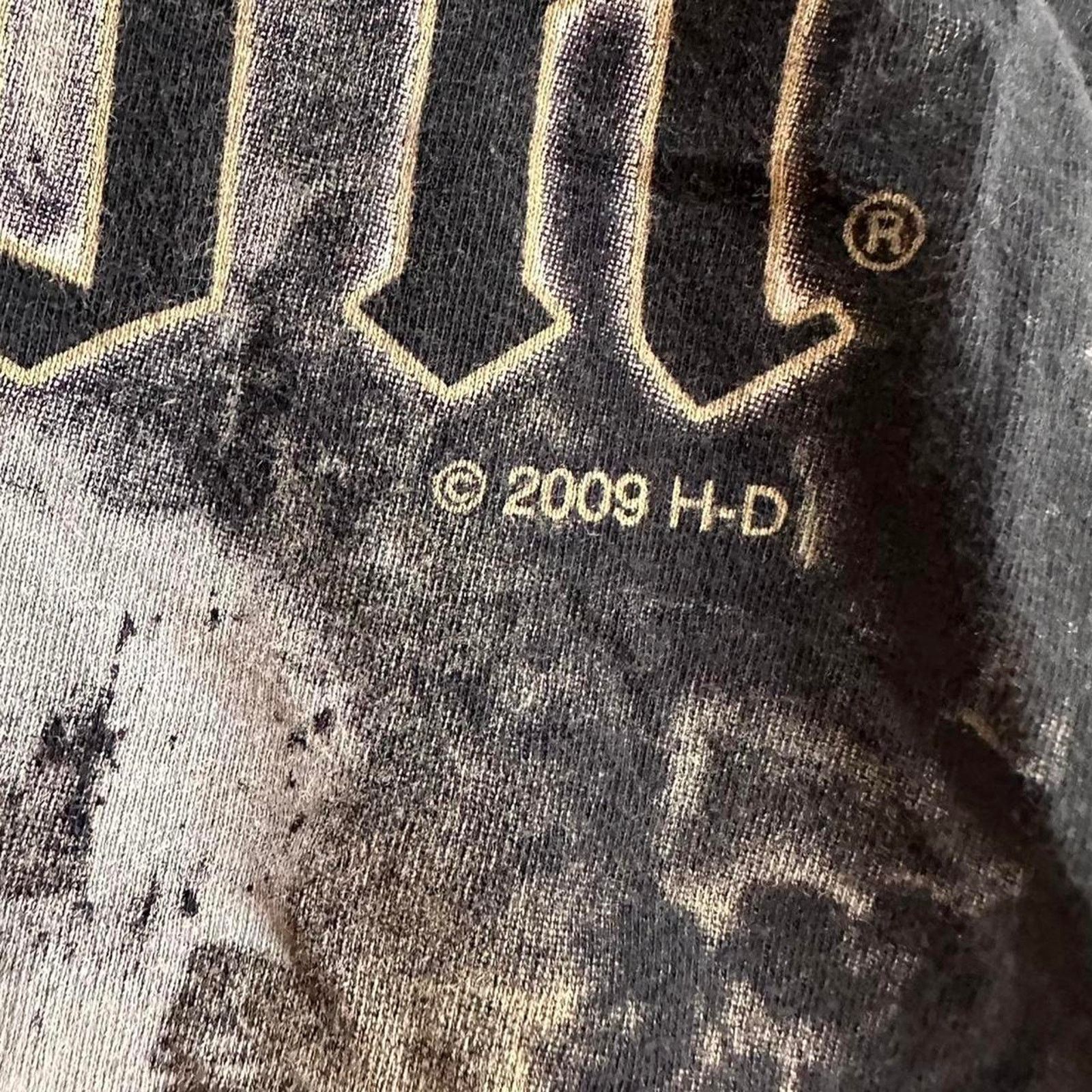 Harley Davidson × Vintage Vintage 2009 Harley Davidson Shirt Size US XL / EU 56 / 4 - 3 Thumbnail