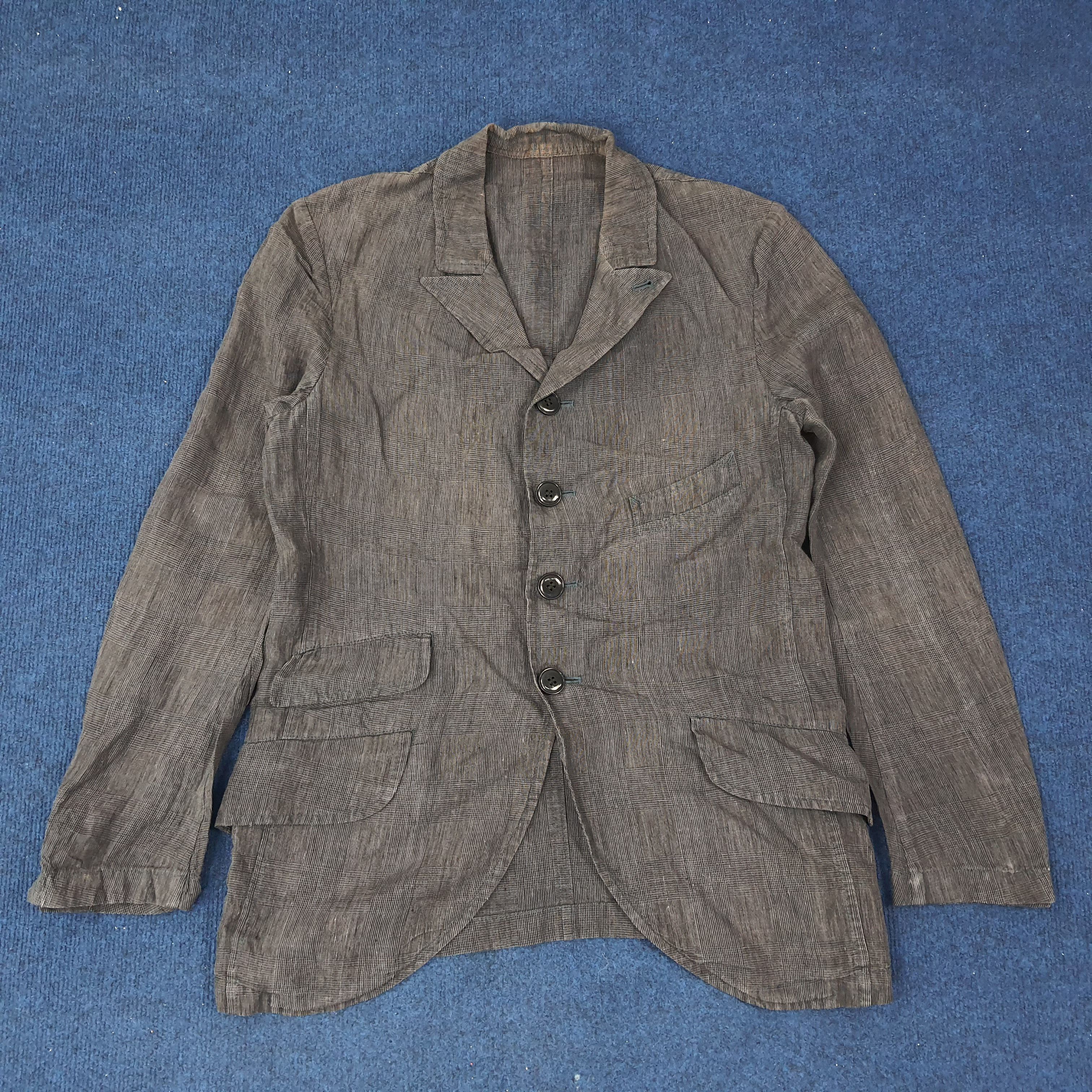 Japanese Brand × Vintage × Y's Vintage Y's Yohji Yamamoto Japan Designer Blazer C232N18 Size US S / EU 44-46 / 1 - 1 Thumbnail
