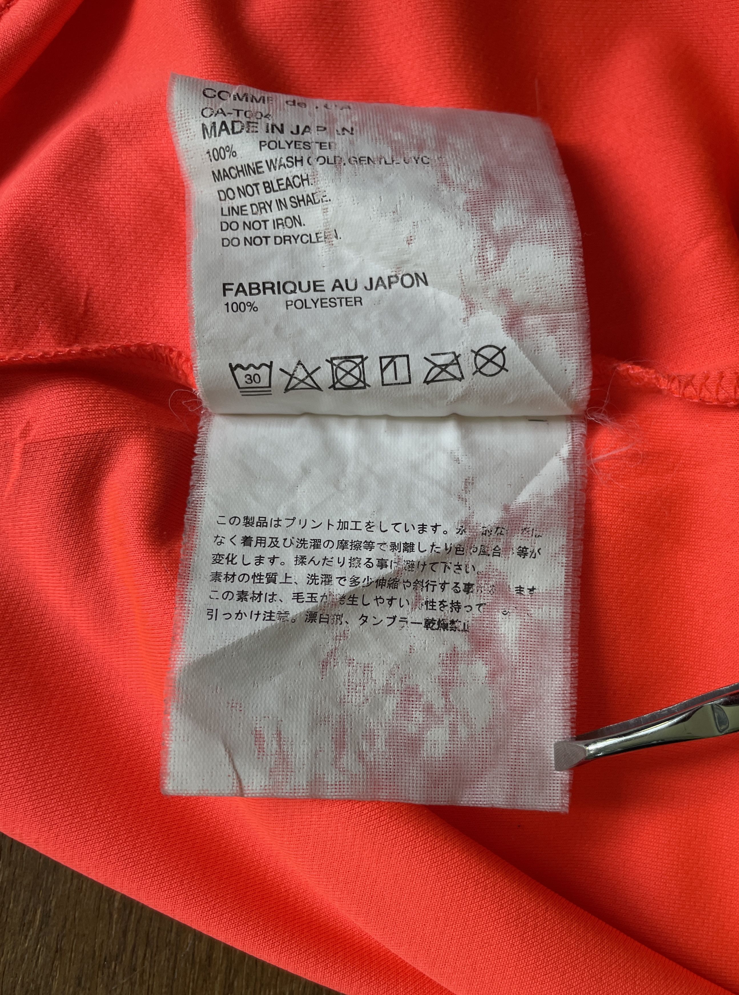 Comme des Garcons Comme des Garçons Red Long Sleeve T-Shirt Size US L / EU 52-54 / 3 - 7 Thumbnail