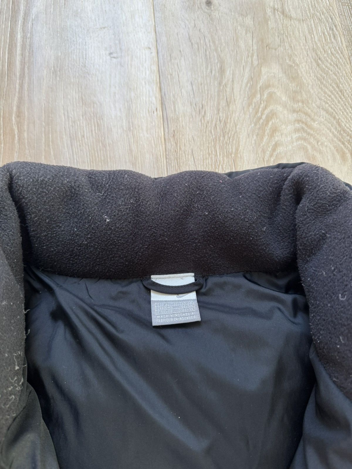 Nike × Vintage Vintage 00s Nike Down Puffer Vest⚫️ Size US XL / EU 56 / 4 - 4 Thumbnail