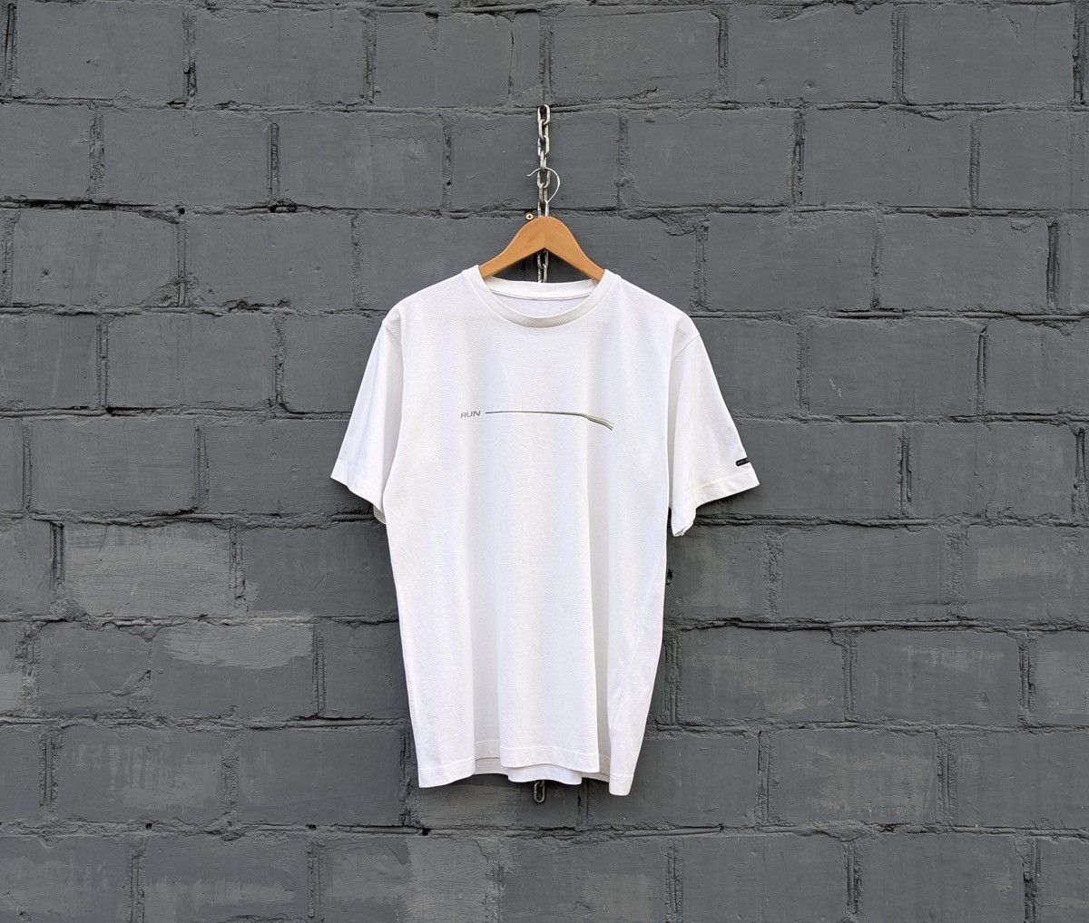 Nike Nike T-Shirt Abstract Geometric Logo Dry Fit Size US M / EU 48-50 / 2 - 1 Thumbnail