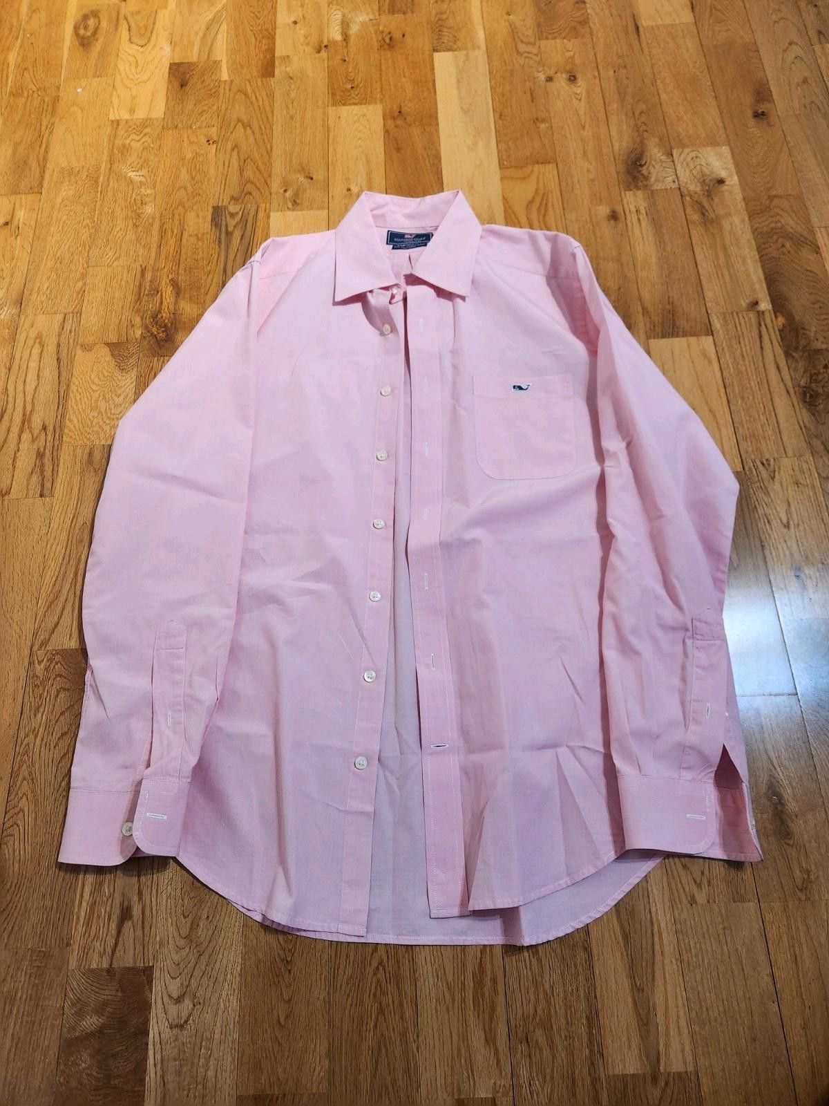 Vineyard Vines Vineyard Vines Slim Fit Tucker Shirt Pink Men's Medium Size US M / EU 48-50 / 2 - 7 Thumbnail