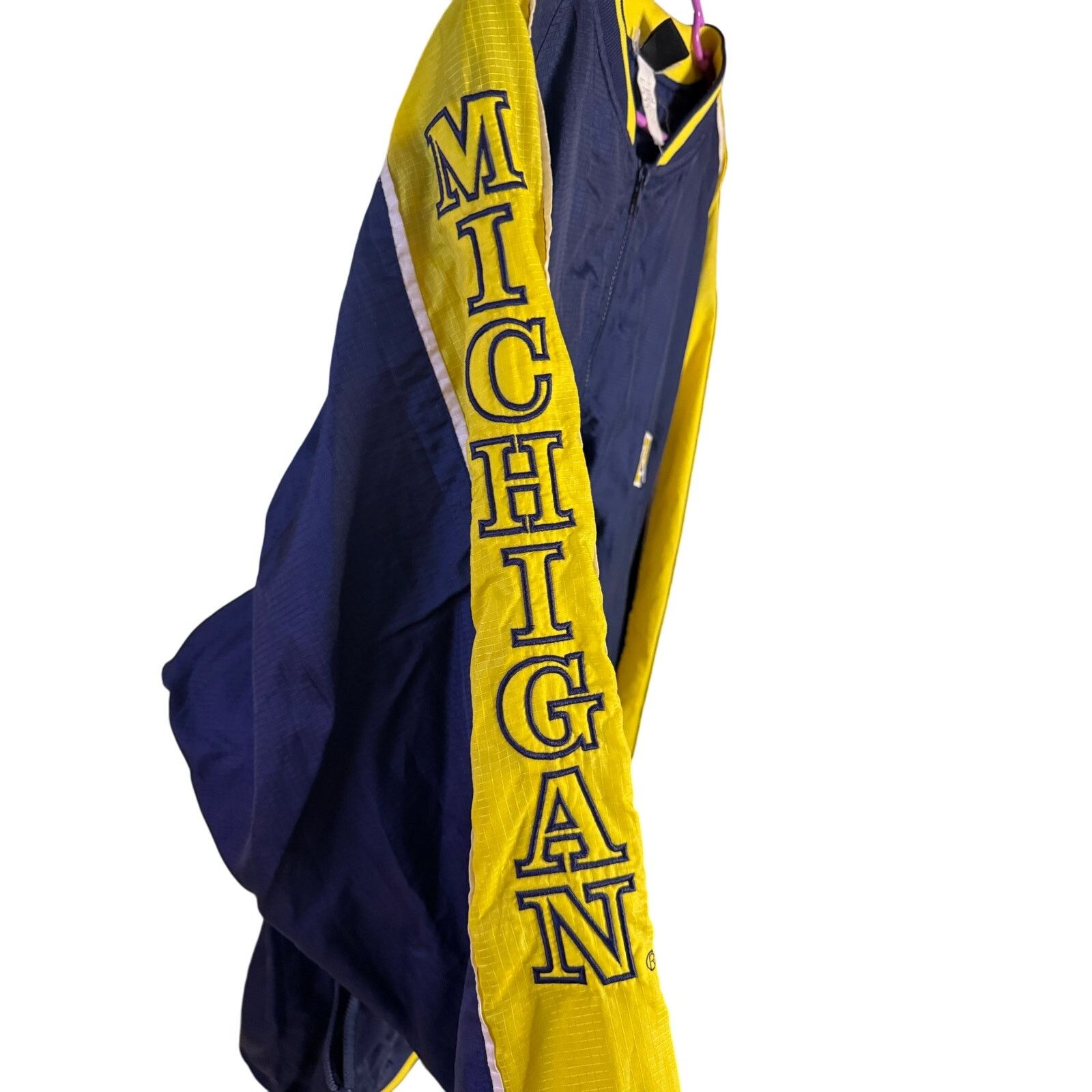 Champs Sport Vintage Michigan Windbreaker Zip-Up Jacket Size US XXL / EU 58 / 5 - 3 Thumbnail