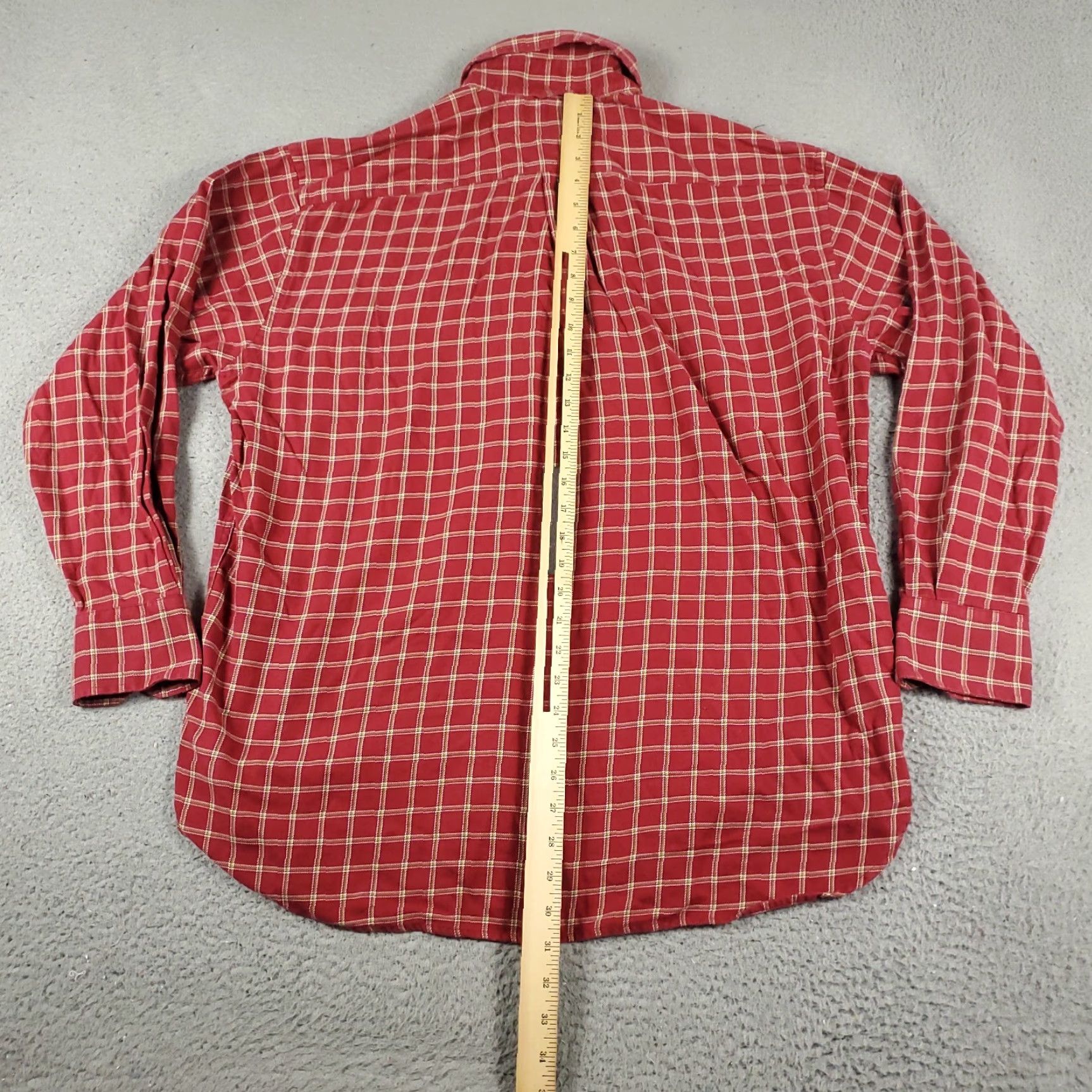 Tommy Hilfiger Tommy Hilfiger Shirt Mens Large Red Plaid Button-Up Long Sleeve Casual Size US L / EU 52-54 / 3 - 3 Thumbnail