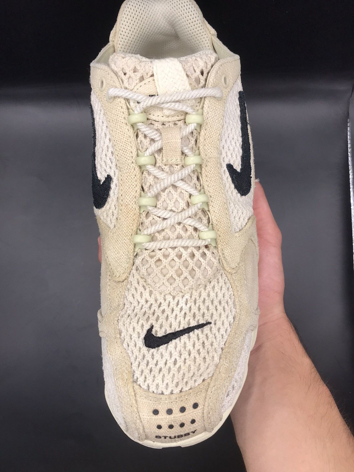 Nike × Stussy Nike Air Zoom Spiridon Cage 2 x Stussy Fossil Size US 10 / EU 43 - 10 Thumbnail