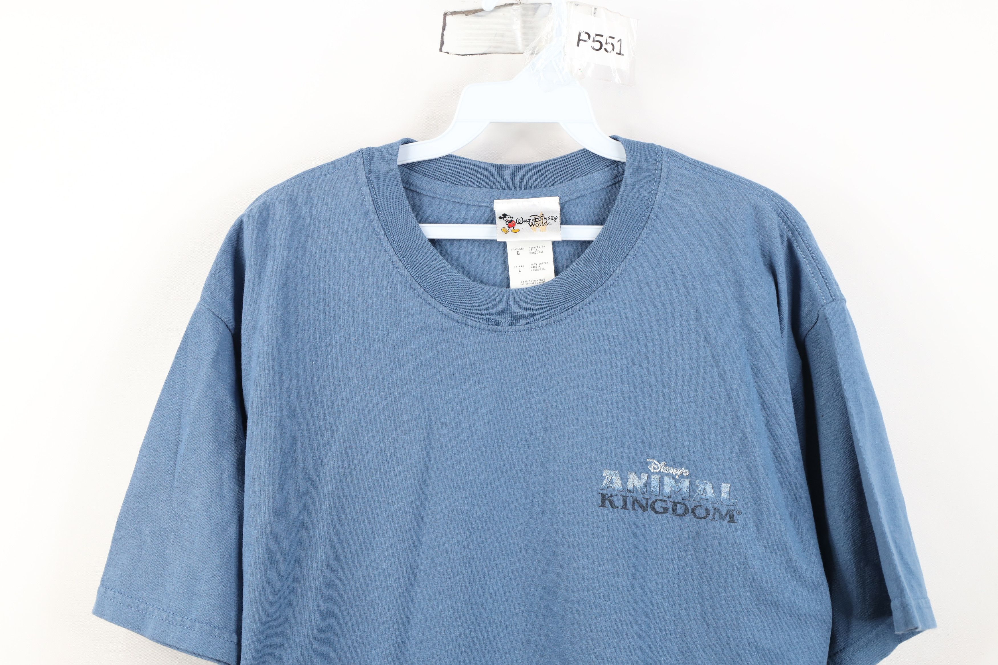 Disney Vintage 90s Y2K Disney Animal Kingdom Kilimanjaro T-Shirt Size US L / EU 52-54 / 3 - 2 Thumbnail