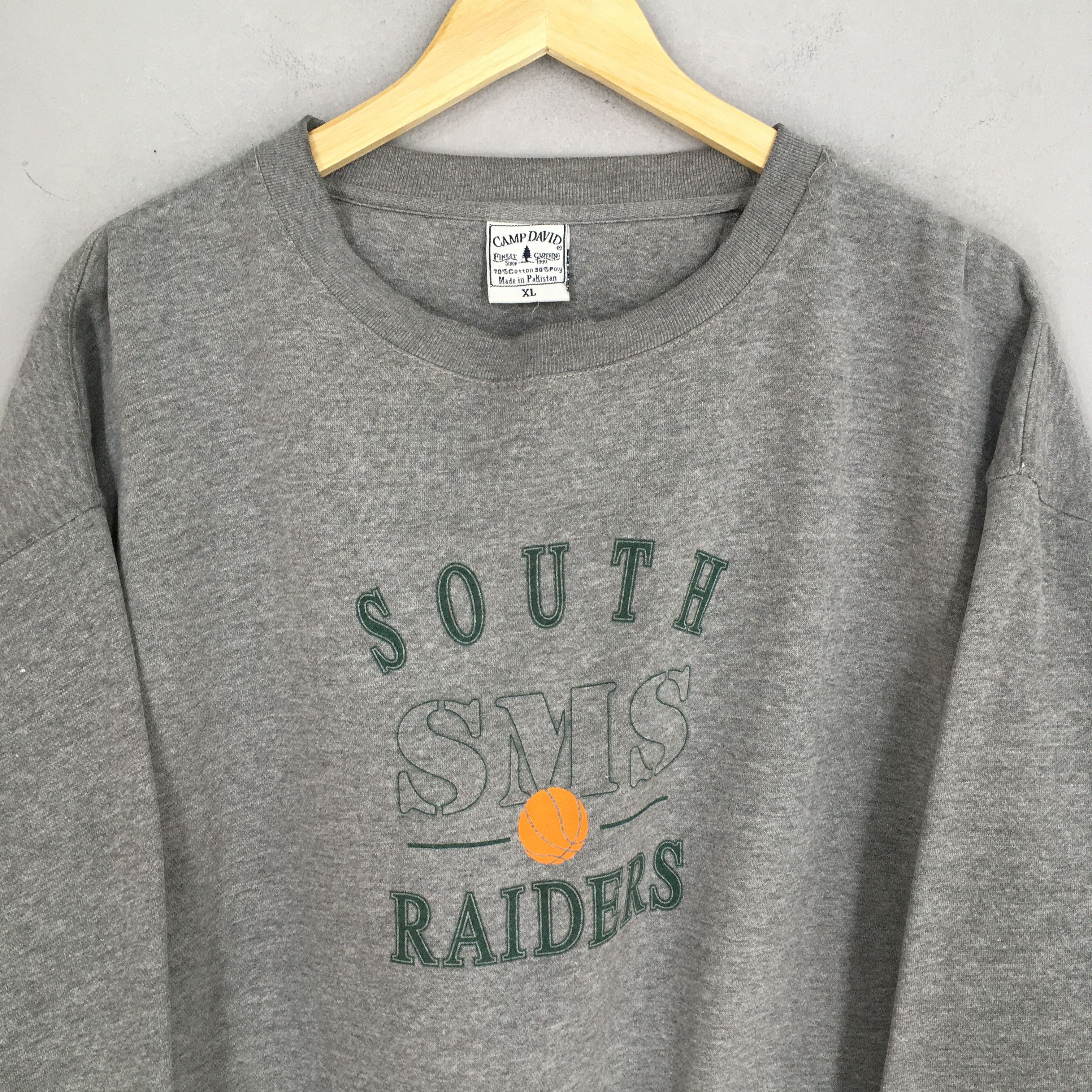 NCAA × Vintage Vintage South SMS Raiders High School Sweatshirt Xlarge Size US XL / EU 56 / 4 - 2 Thumbnail