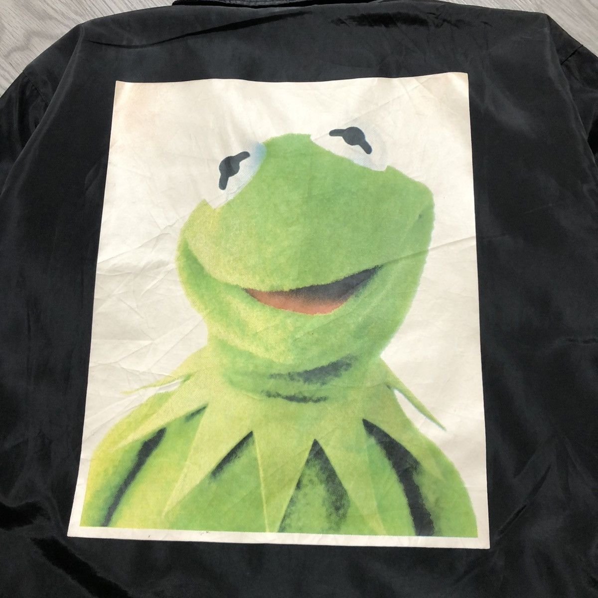 Disney 2000s Disney The Muppets Kermit Big Frame Coach Jacket Black Size US XL / EU 56 / 4 - 3 Thumbnail