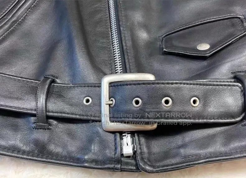 Schott Schott Leather coat Size US XXS / EU 40 - 5 Thumbnail