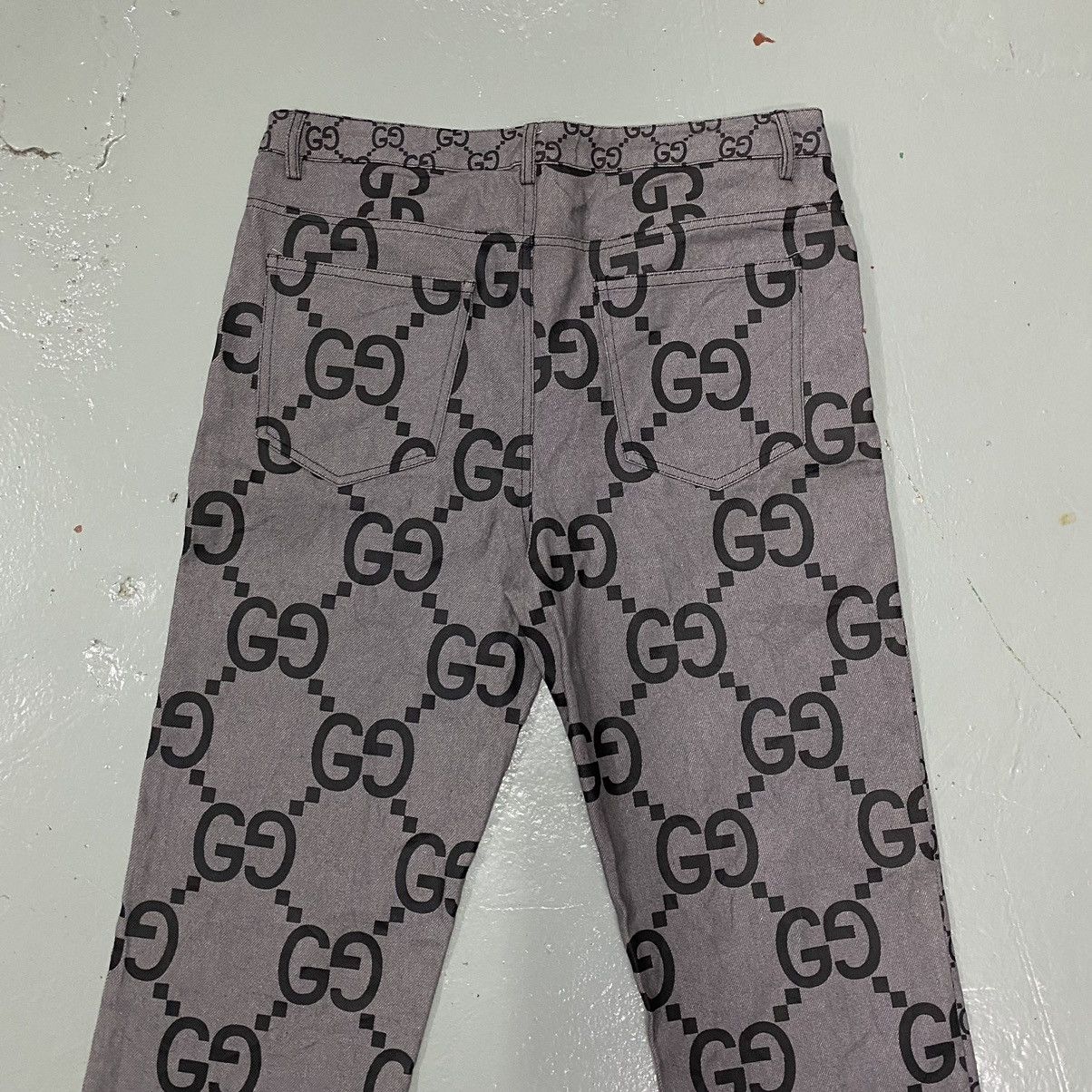 Imran Potato Imran Potato Gucci Logo Monogram Split Pants Size US 38 / EU 54 - 6 Thumbnail
