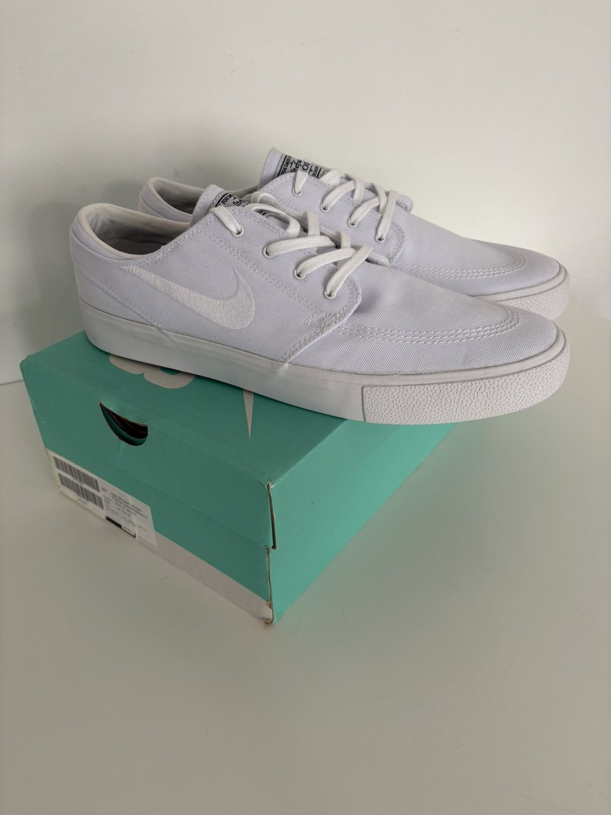 Nike Nike SB Zoom Stefan Janoski Canvas RM White Size US 11.5 / EU 44-45 - 1 Thumbnail