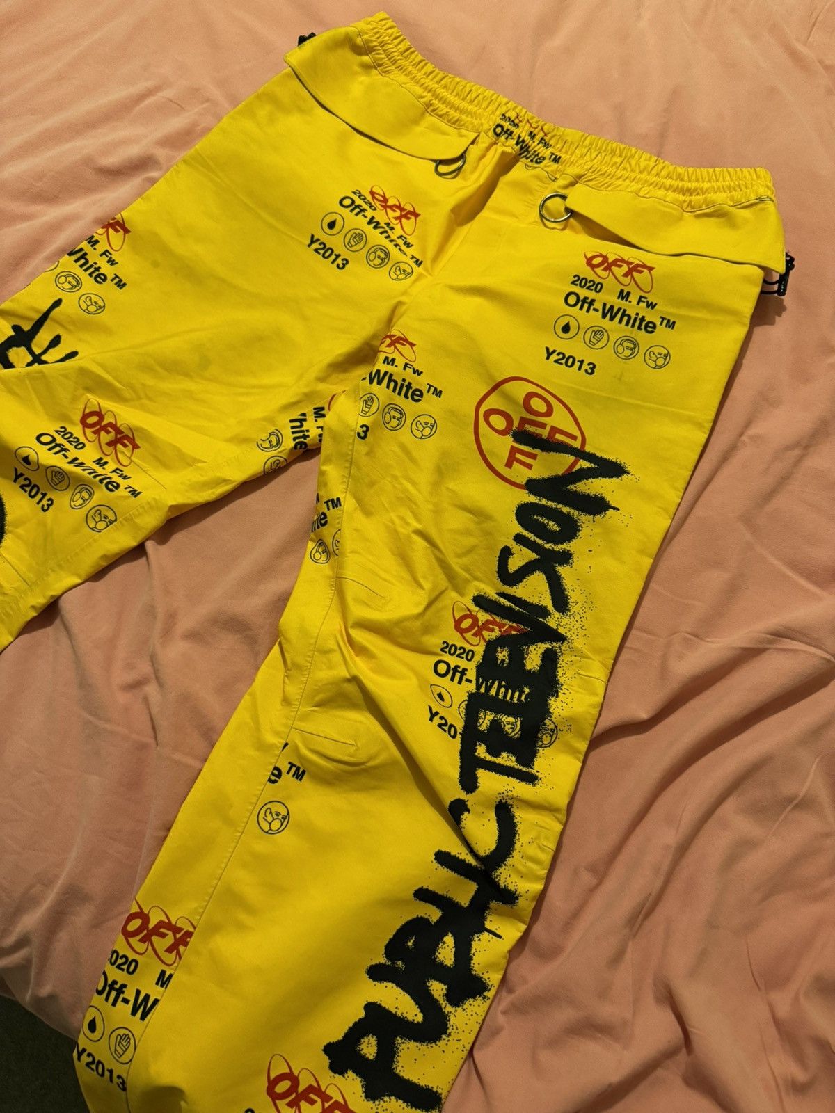 Off-White OFF-WHITE Goretex Graffiti Pants Size US 38 / EU 54 - 2 Thumbnail