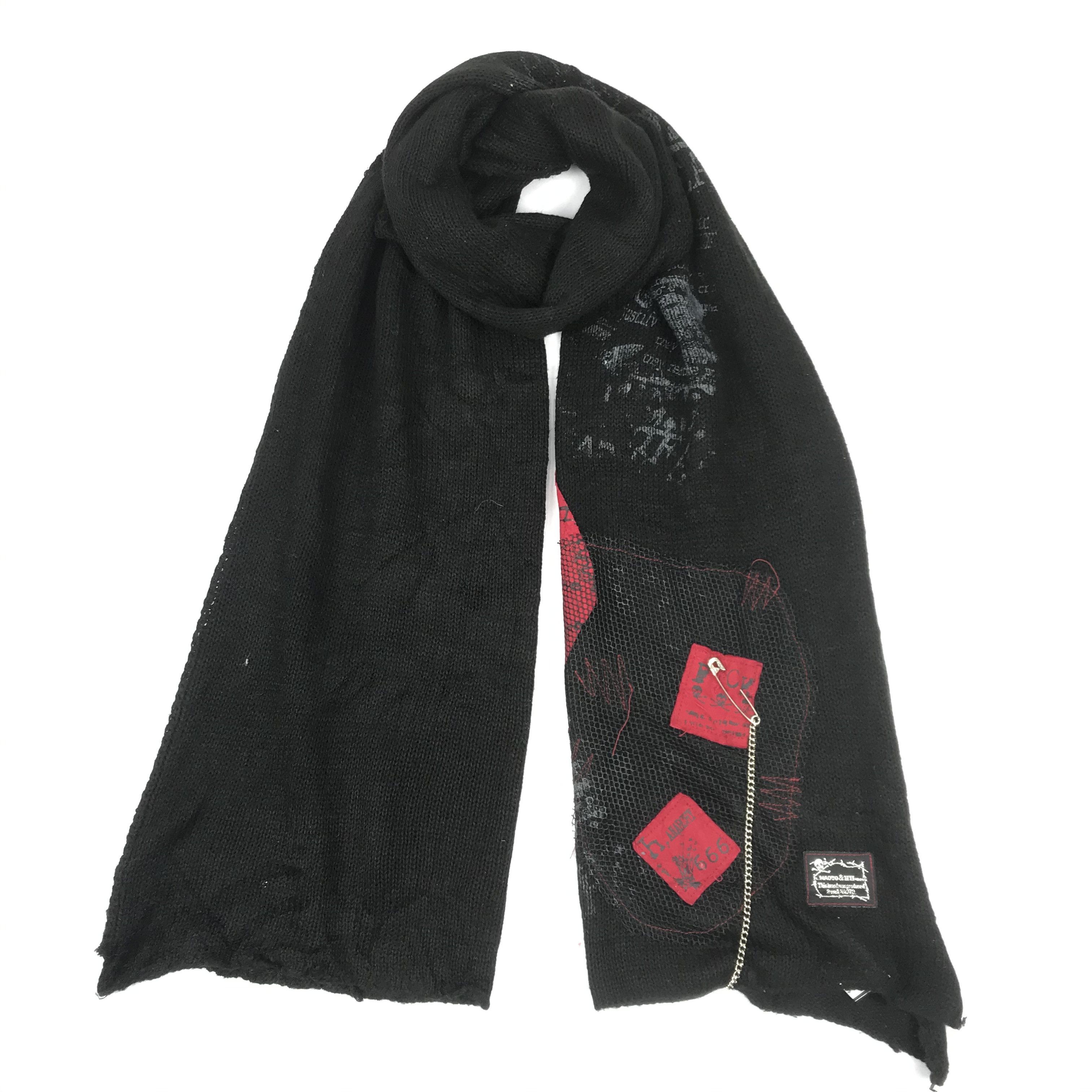 Seditionaries Vintage Anarchy Seditionaries Scarf Muffler Wool Cashmere . Size ONE SIZE - 1 Thumbnail