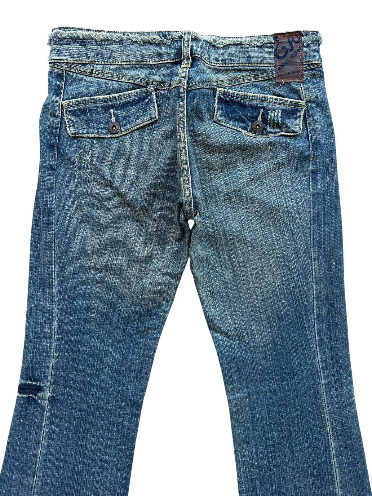 Japanese Brand Sweet Camel Lowrise Bootcut Flare Denim Jeans 30x32 Size 30" / US 8 / IT 44 - 5 Thumbnail