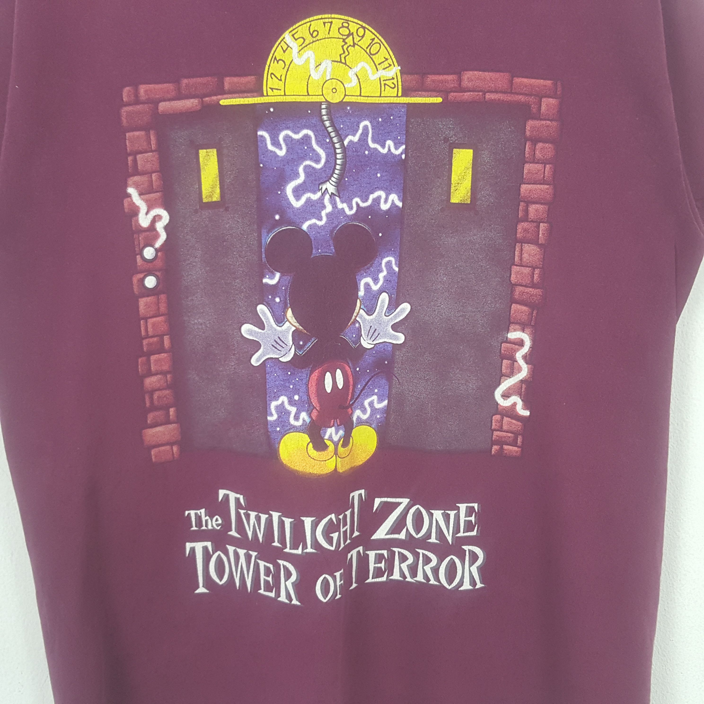 Disney Vintage Mickey Mouse The Twilight Zone Tshirt C294N65 Size US L / EU 52-54 / 3 - 2 Thumbnail
