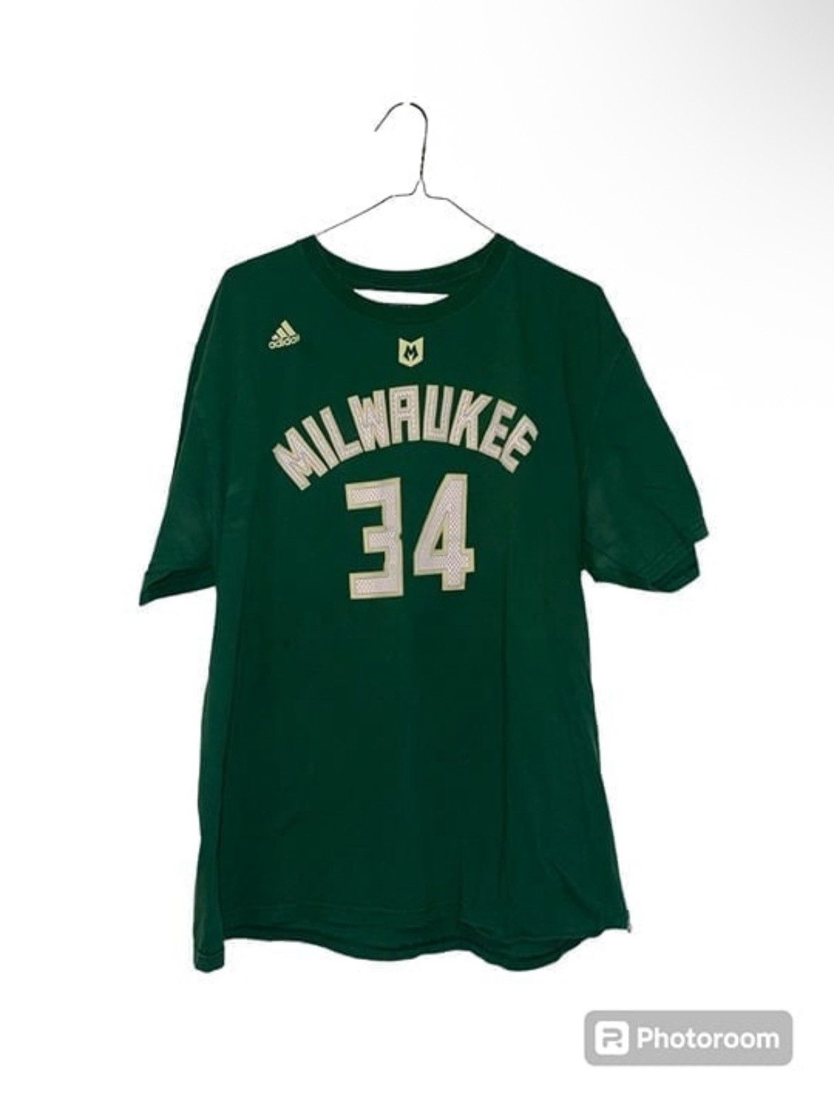 Adidas Milwaukee "Antetokounmpo" Practice shirt Size US XL / EU 56 / 4 - 1 Thumbnail