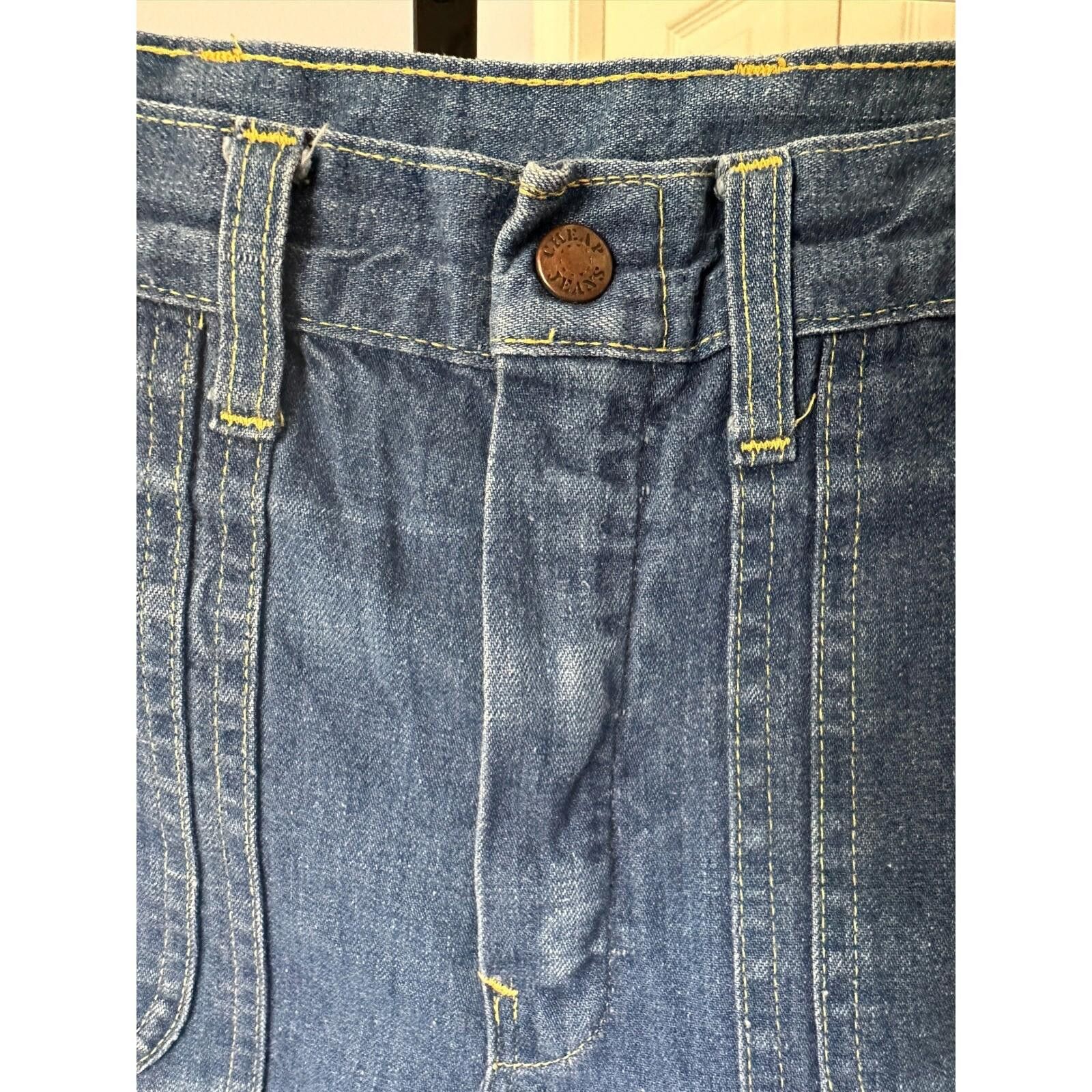 Designer 60s Cheap Jeans Denim Talon 42 Zipper 30 x 31 Size US 30 / EU 46 - 5 Thumbnail
