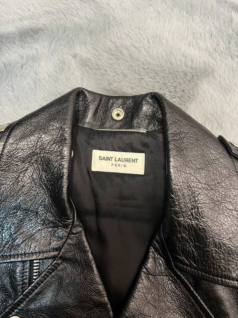 Yves Saint Laurent Saint Laruent20 Autumn and Winter Oil Wax Cowhide L01 Motor Size US M / EU 48-50 / 2 - 3 Thumbnail