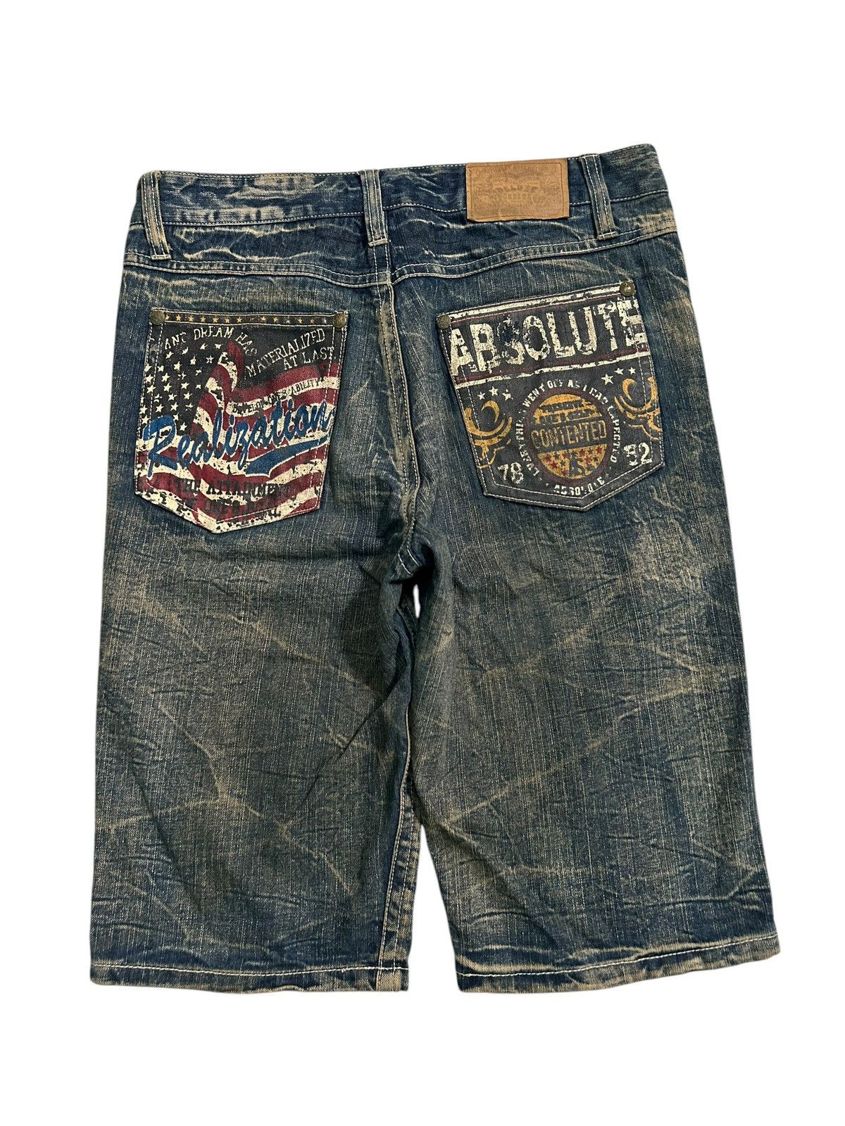 If Six Was Nine × Japanese Brand × Le Grande Bleu (L.G.B.) Japanese Punk Bondage Distressed Style Short Denim Rare ☠️☠️🎌🎌 Size US 34 / EU 50 - 13 Thumbnail