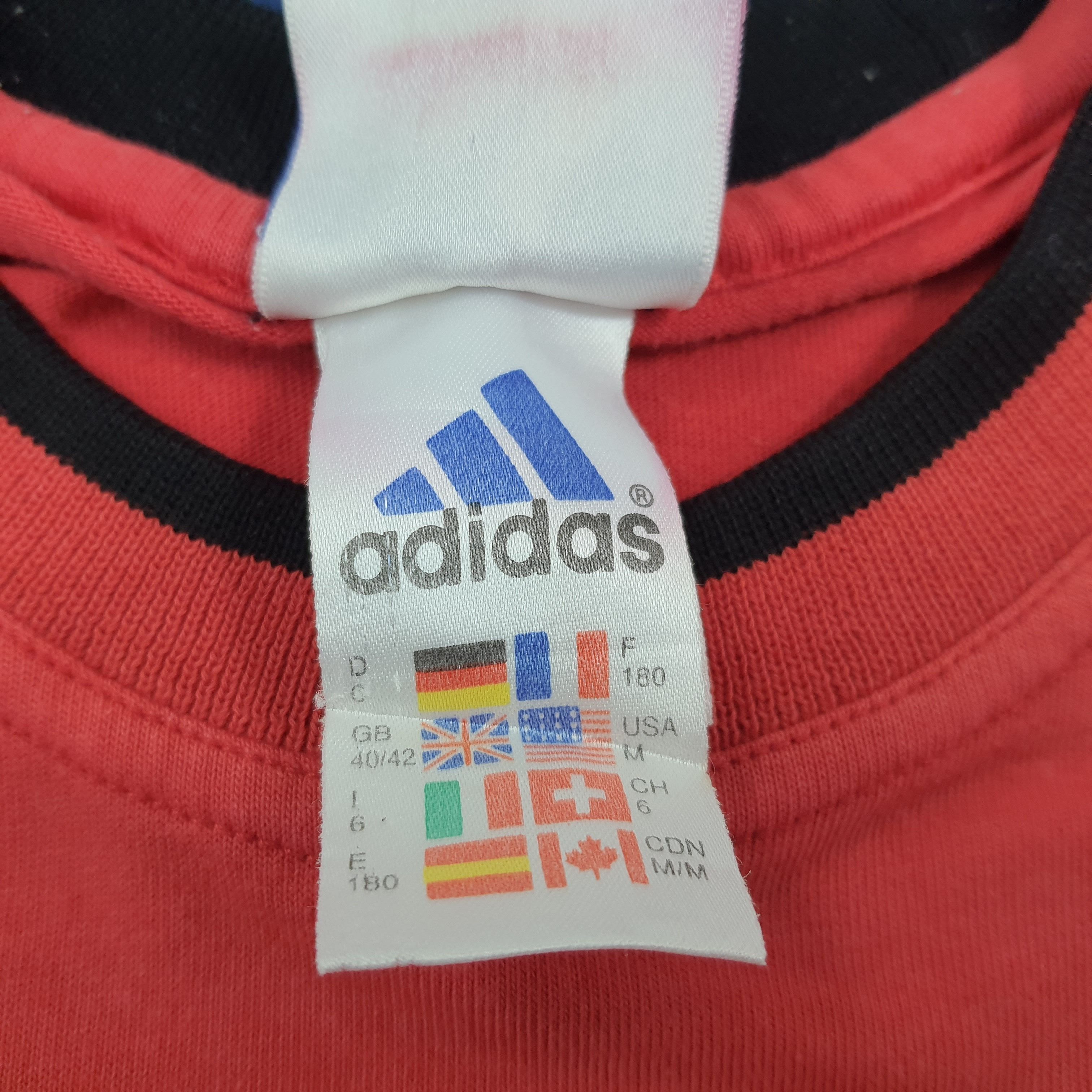 Adidas × Vintage Vintage Adidas AC Milan Sports Football Club Tshirt Size US XL / EU 56 / 4 - 6 Thumbnail
