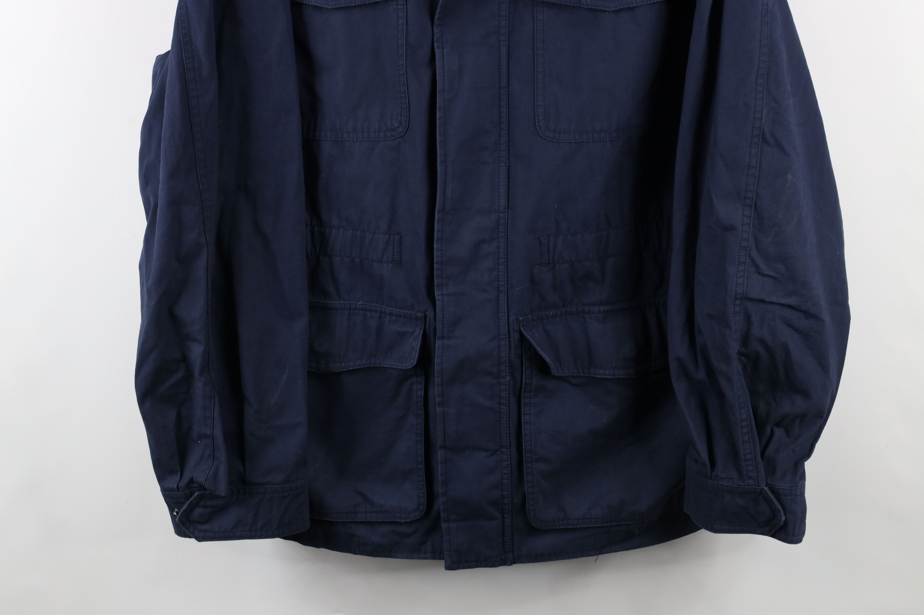 Gap × Vintage Vintage Y2K Gap Flannel Lined Hooded Utility Parka Jacket Size US XL / EU 56 / 4 - 3 Thumbnail